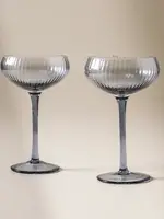 The Lou Couple Glasses Set Of 2 Smoke