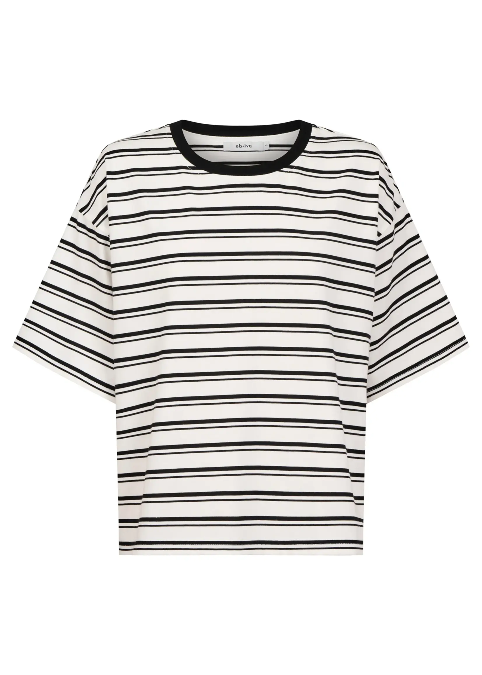 EB & Ive Paloma Striped Tshirt - Black/White