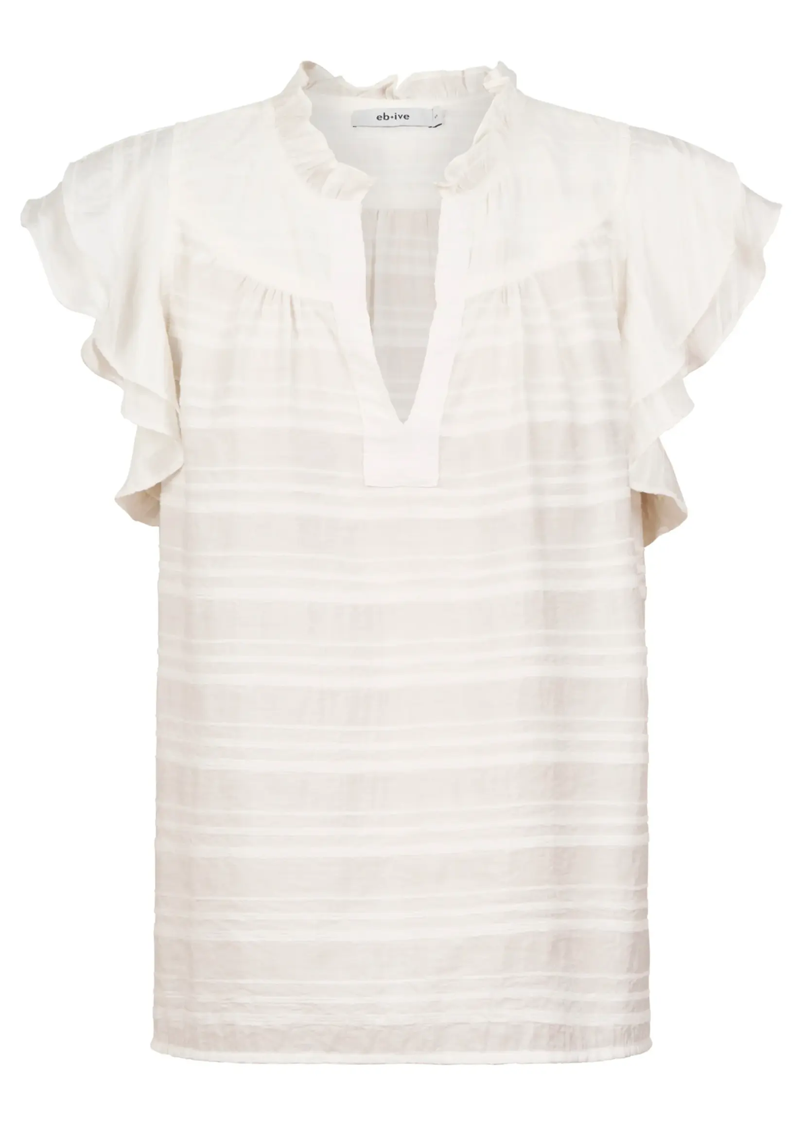 EB & Ive Sovana Frill Tank - White