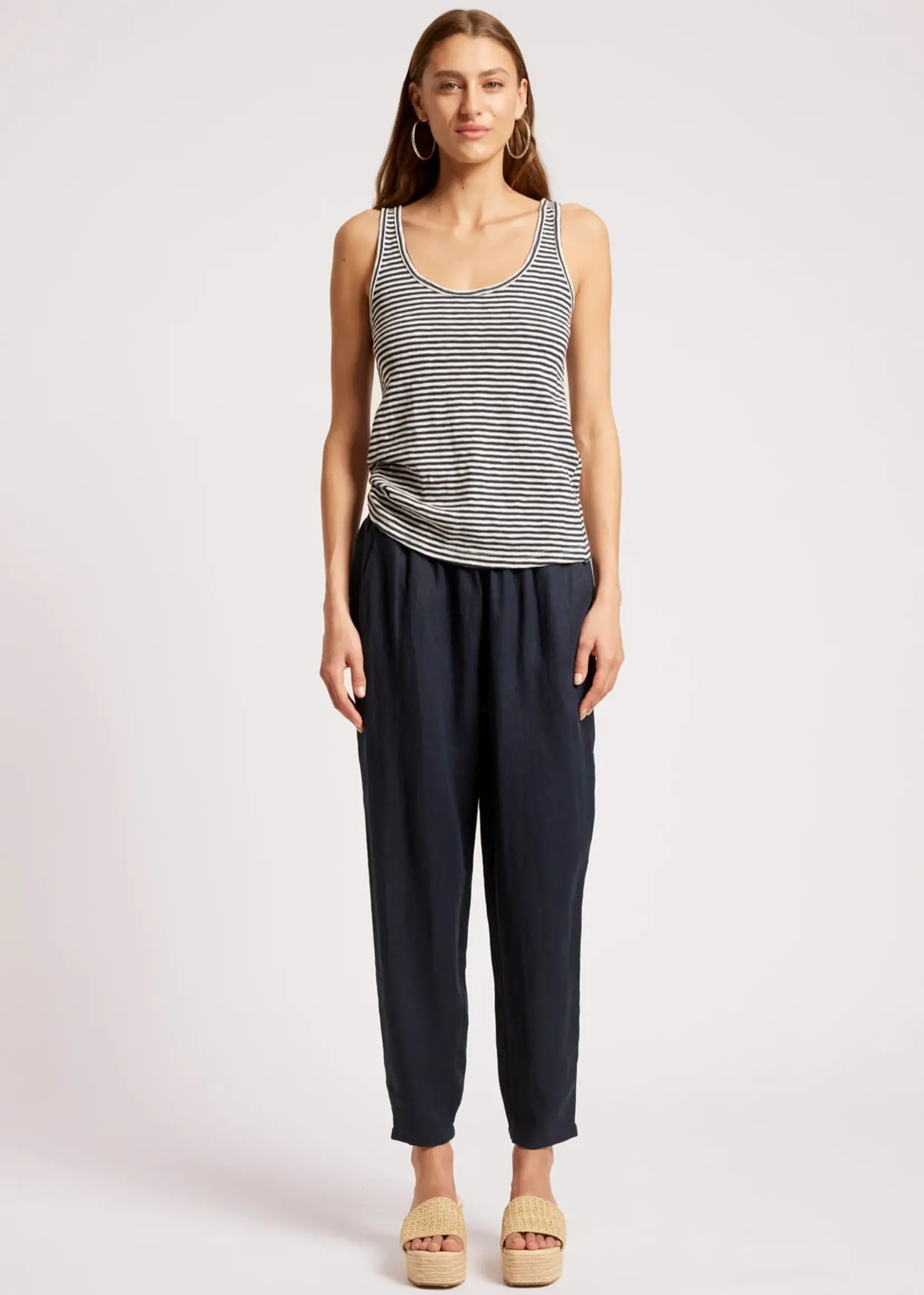 EB & Ive Casa Striped Tank - Indigo/White