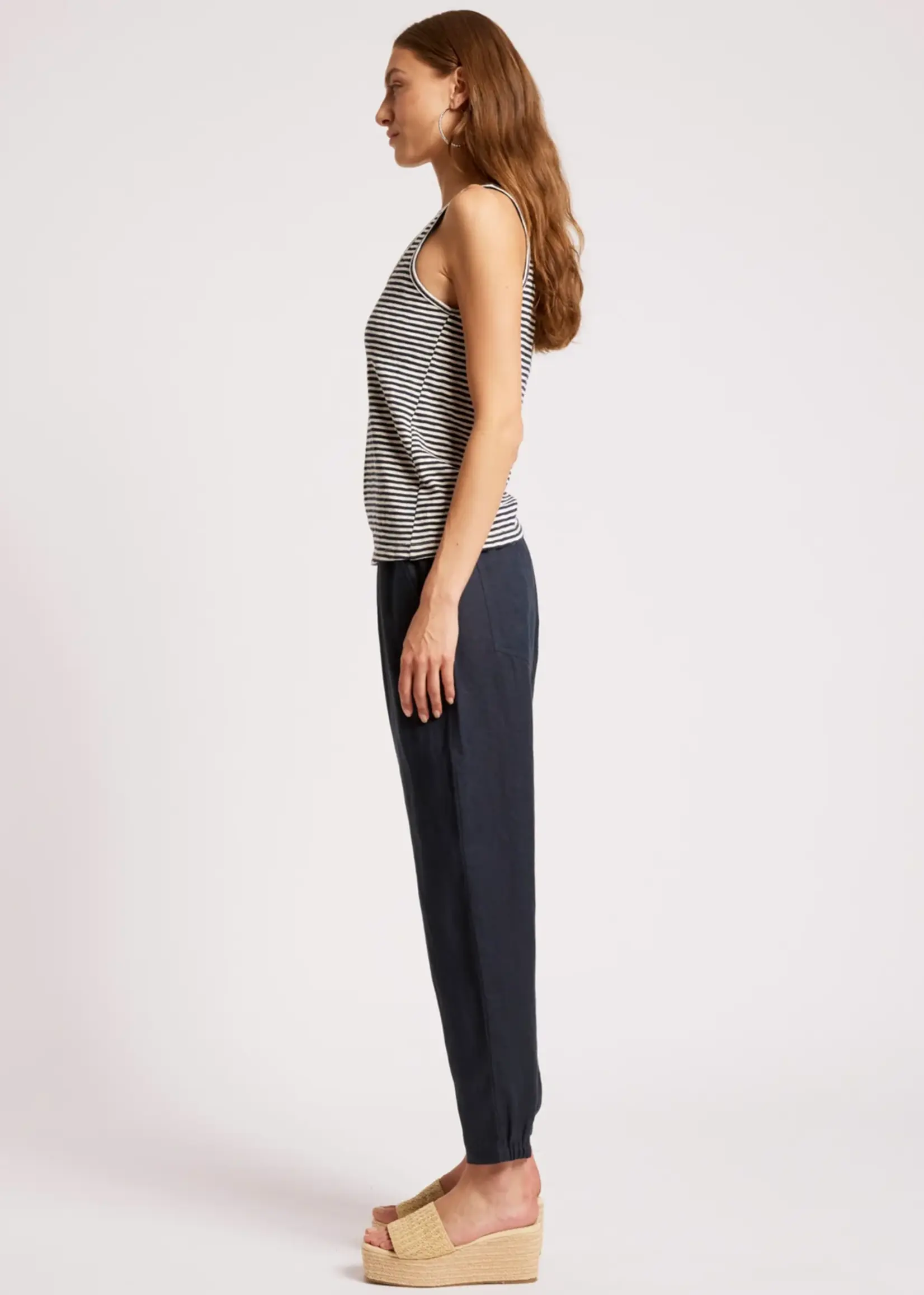EB & Ive Casa Striped Tank - Indigo/White