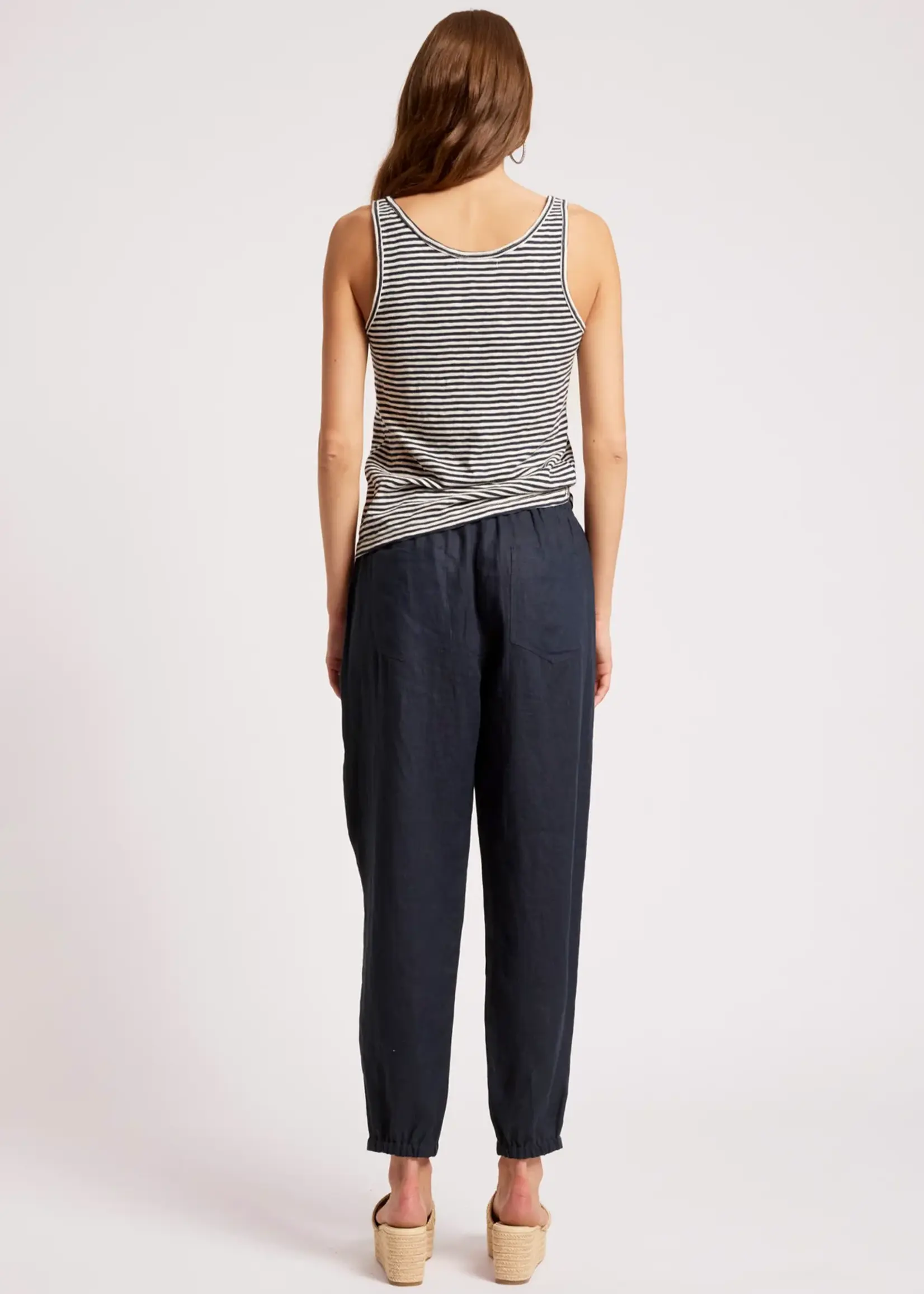 EB & Ive Casa Striped Tank - Indigo/White