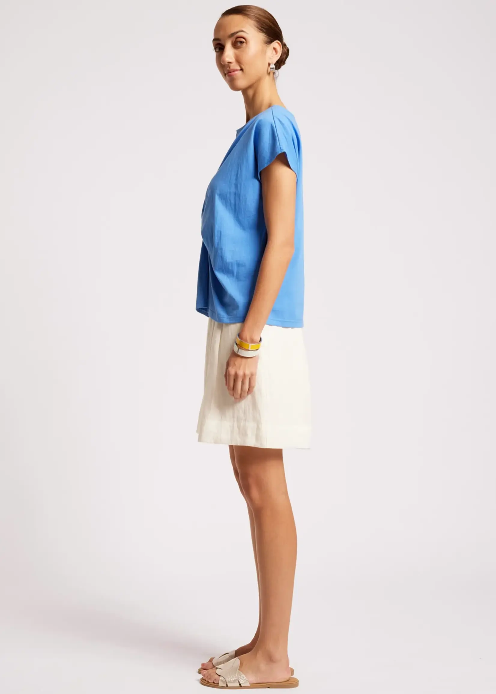 EB & Ive Casa Twist T-shirt - Marine