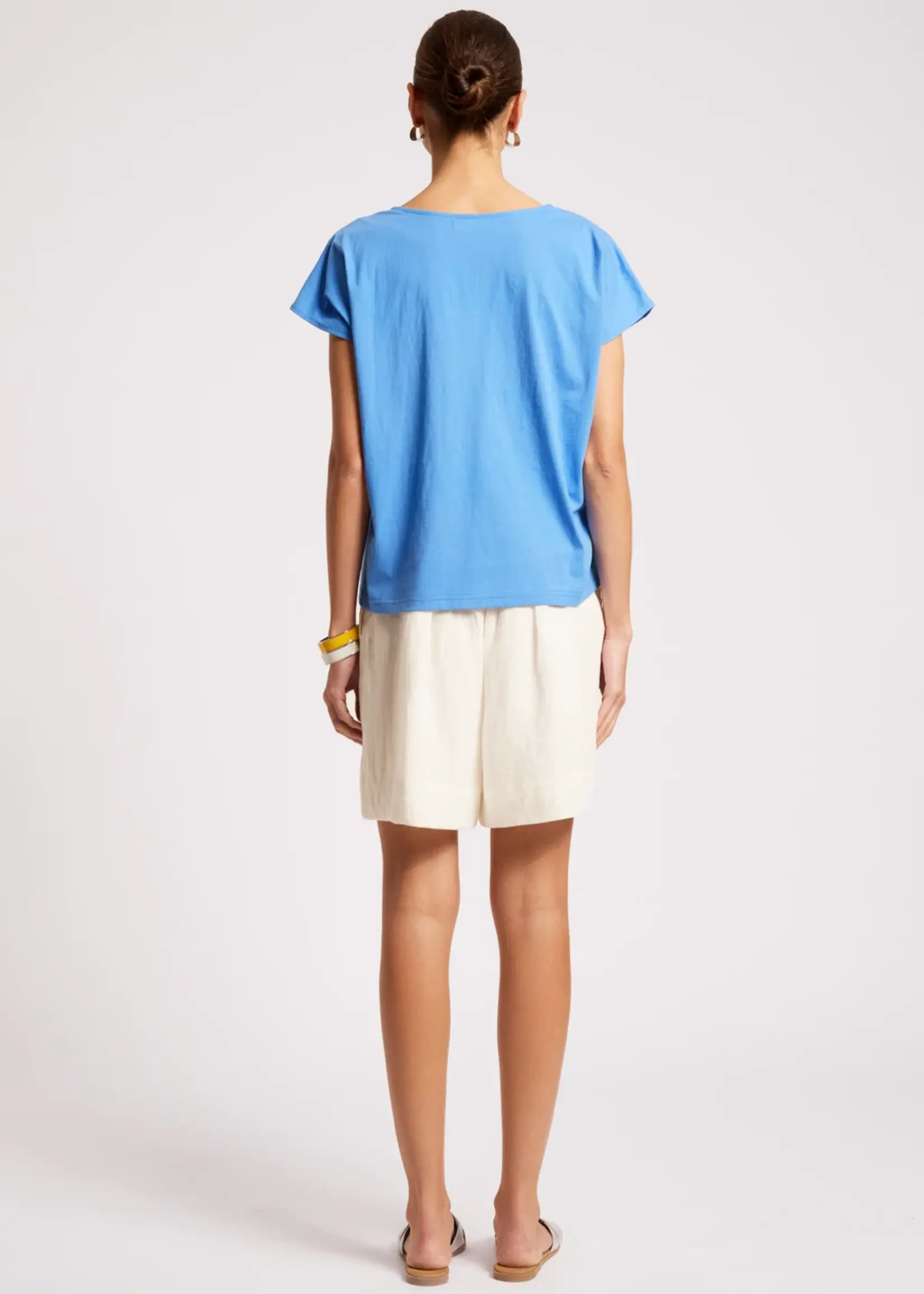 EB & Ive Casa Twist T-shirt - Marine