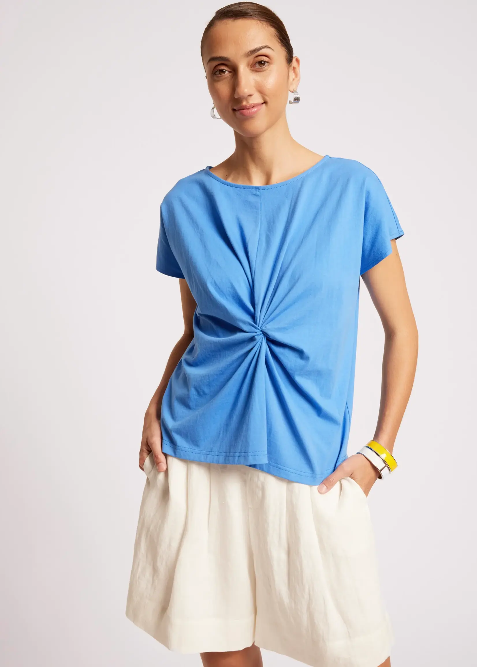 EB & Ive Casa Twist T-shirt - Marine