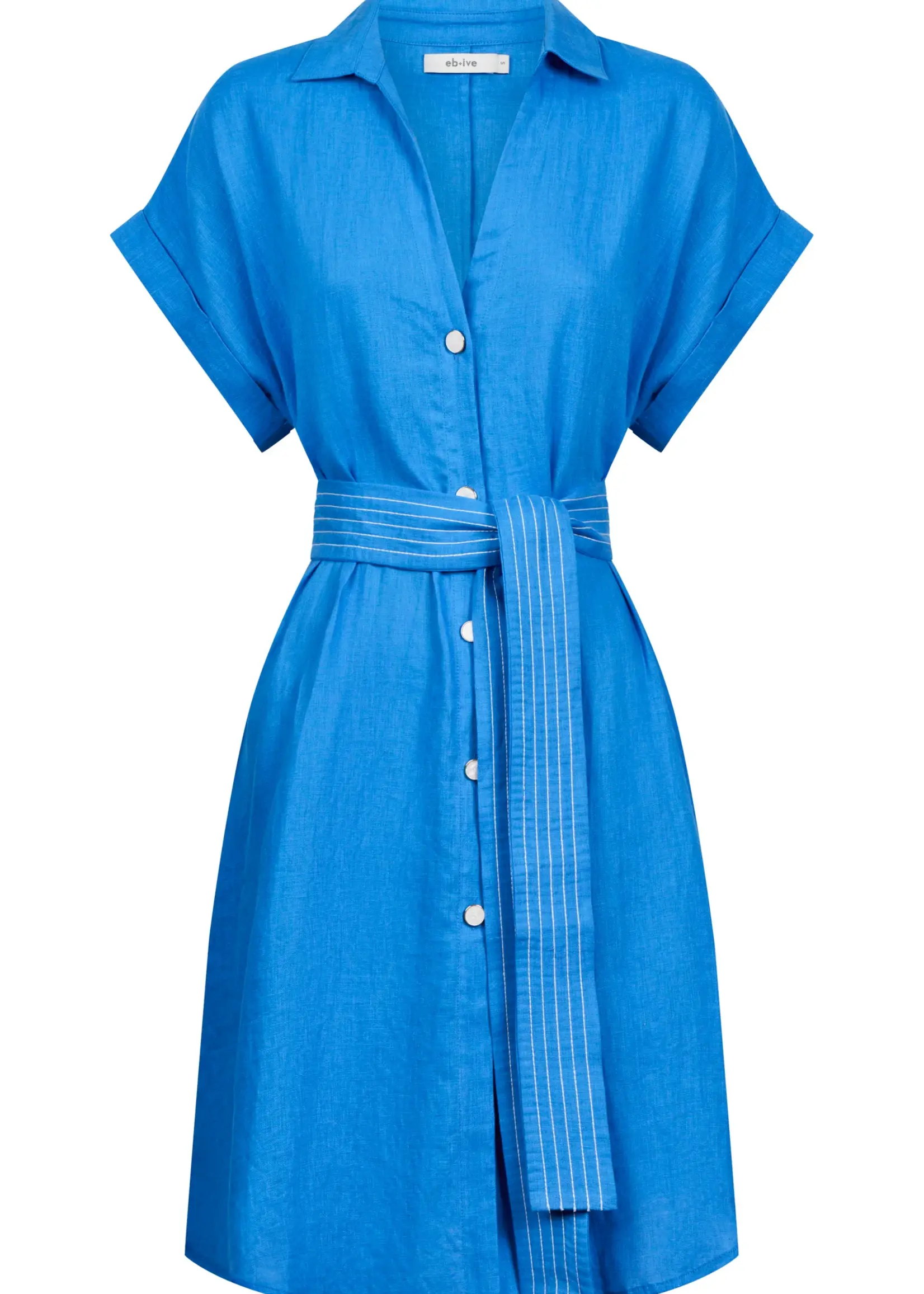 EB & Ive Maris Shirt Dress - Marine