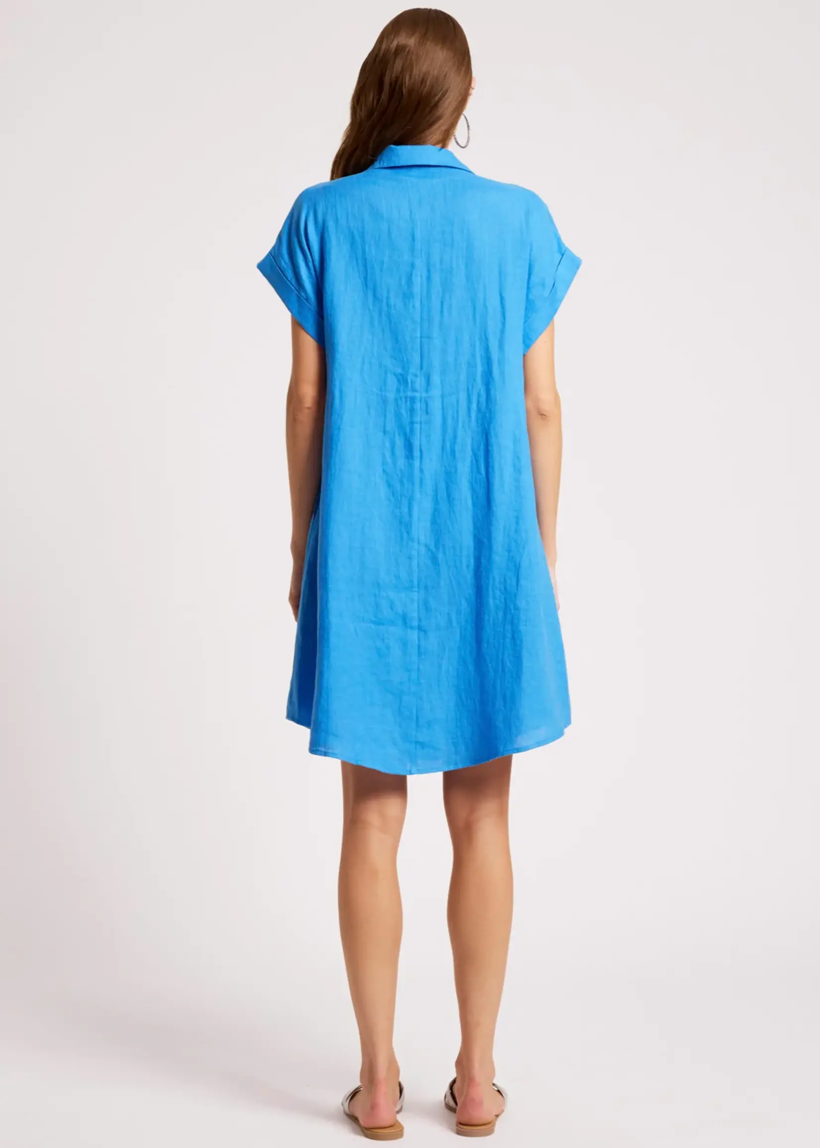 EB & Ive Maris Shirt Dress - Marine