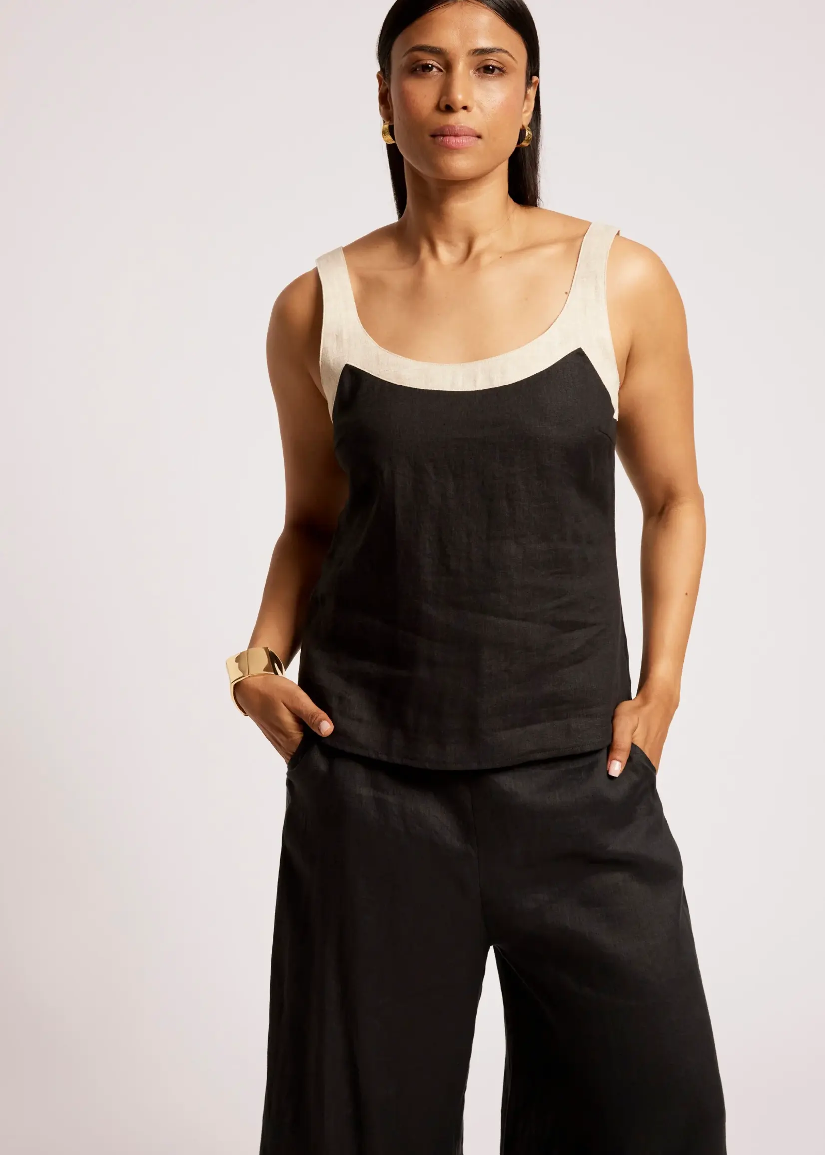 EB & Ive Maris Splice Tank - Black/Tusk