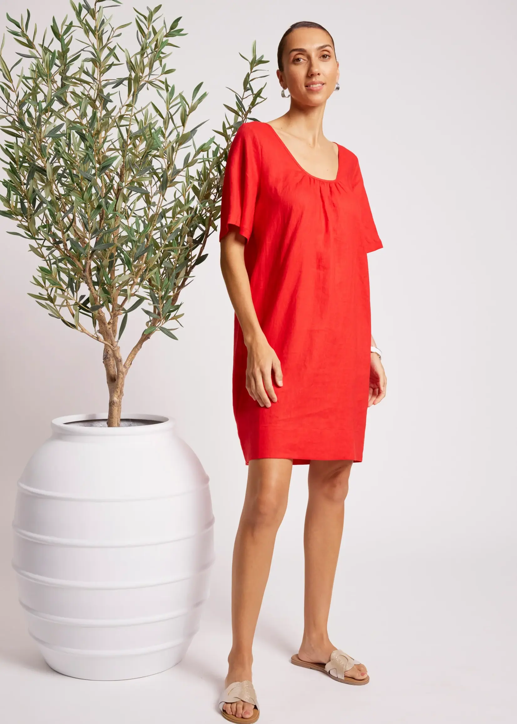 EB & Ive Cove Dress - Aperol
