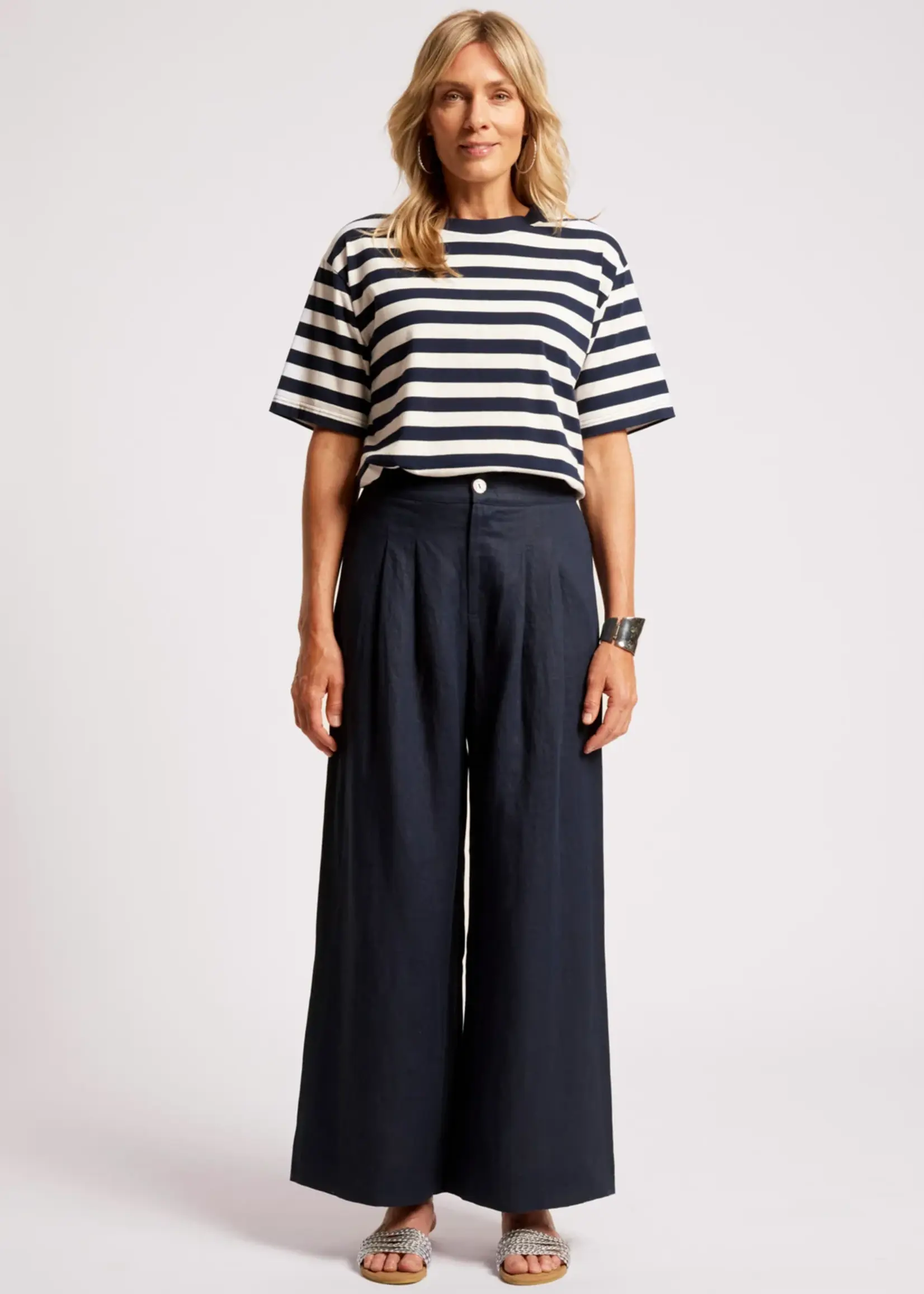 EB & Ive Cove Palazzo Pant - Indigo