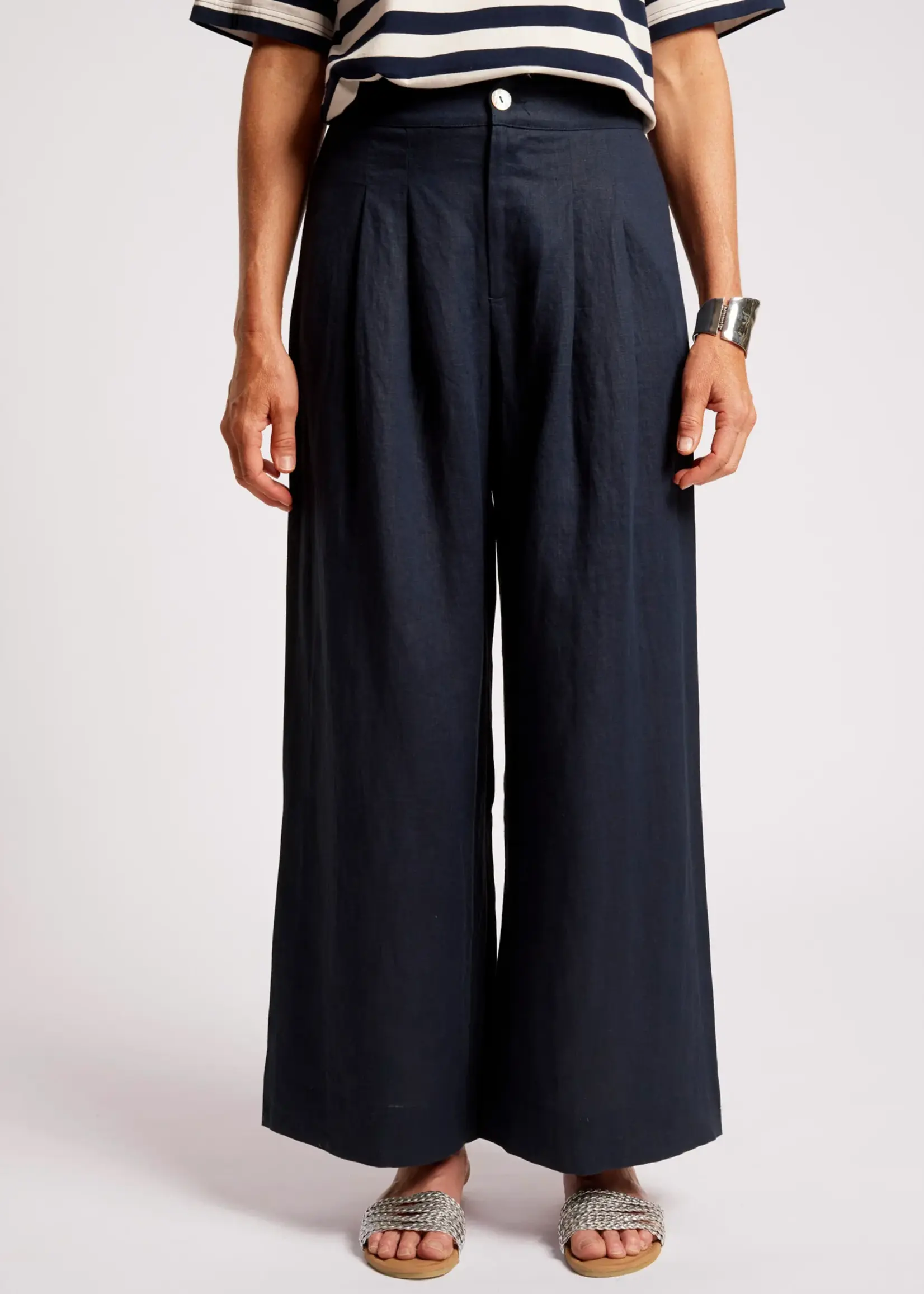 EB & Ive Cove Palazzo Pant - Indigo