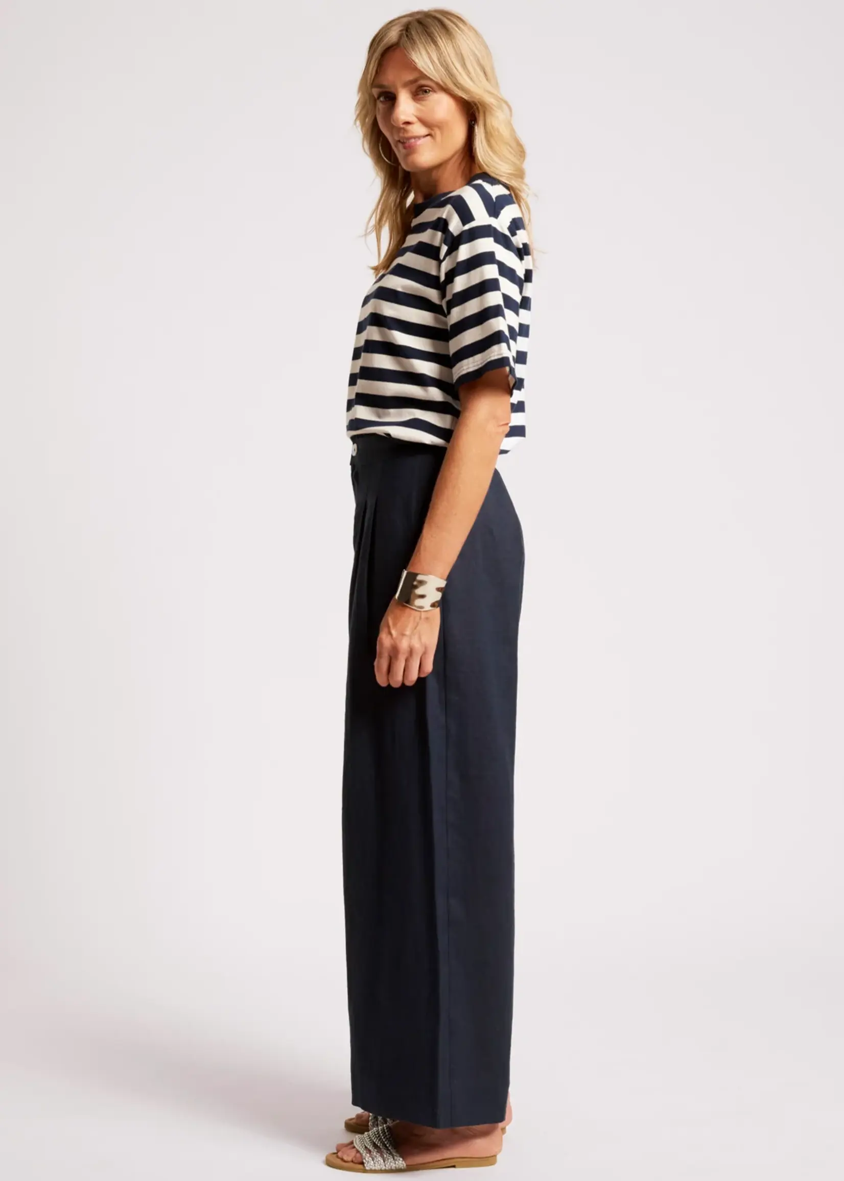 EB & Ive Cove Palazzo Pant - Indigo