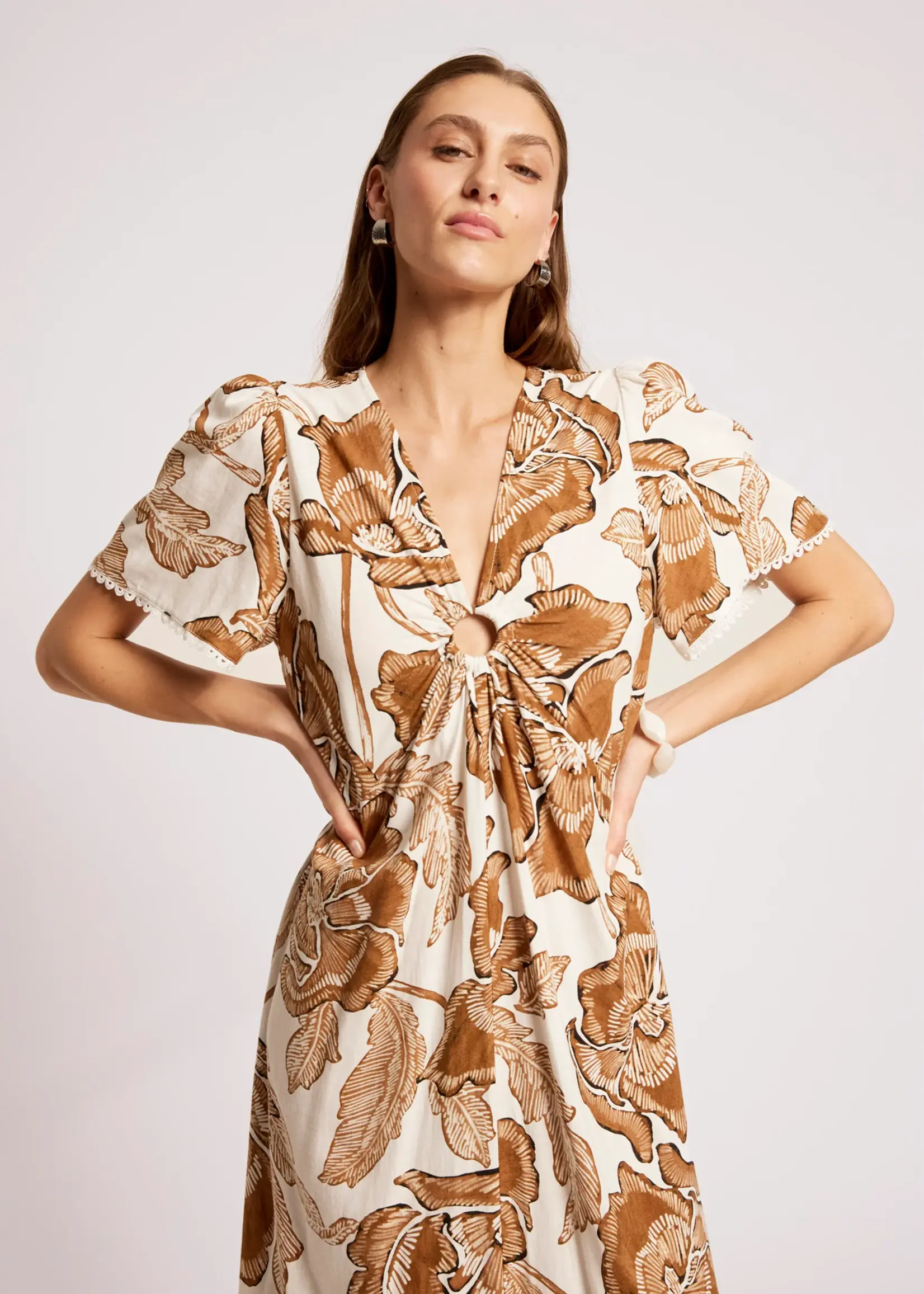 EB & Ive Gaia Maxi Dress - Dune