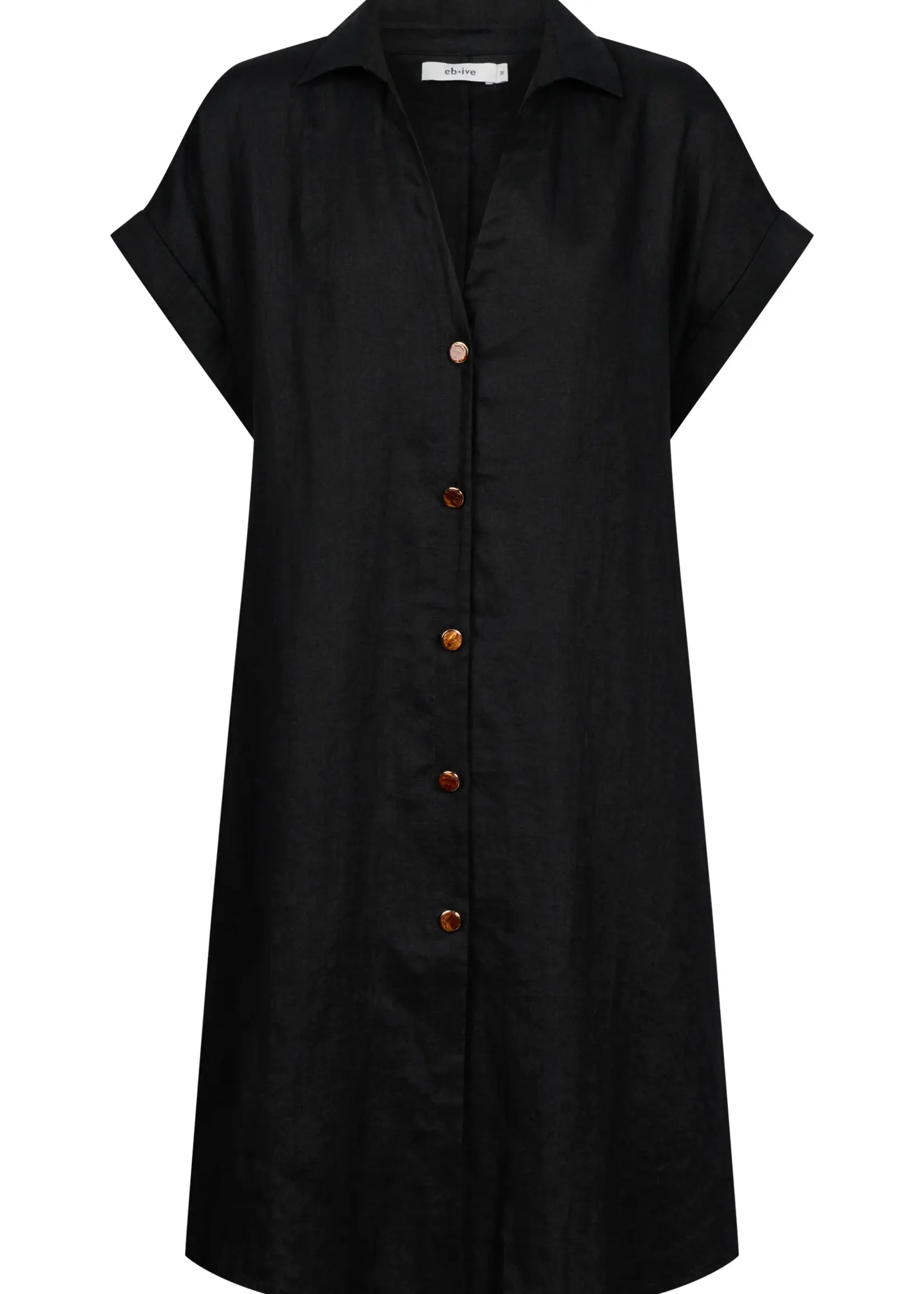 EB & Ive Maris Shirt Dress - Black