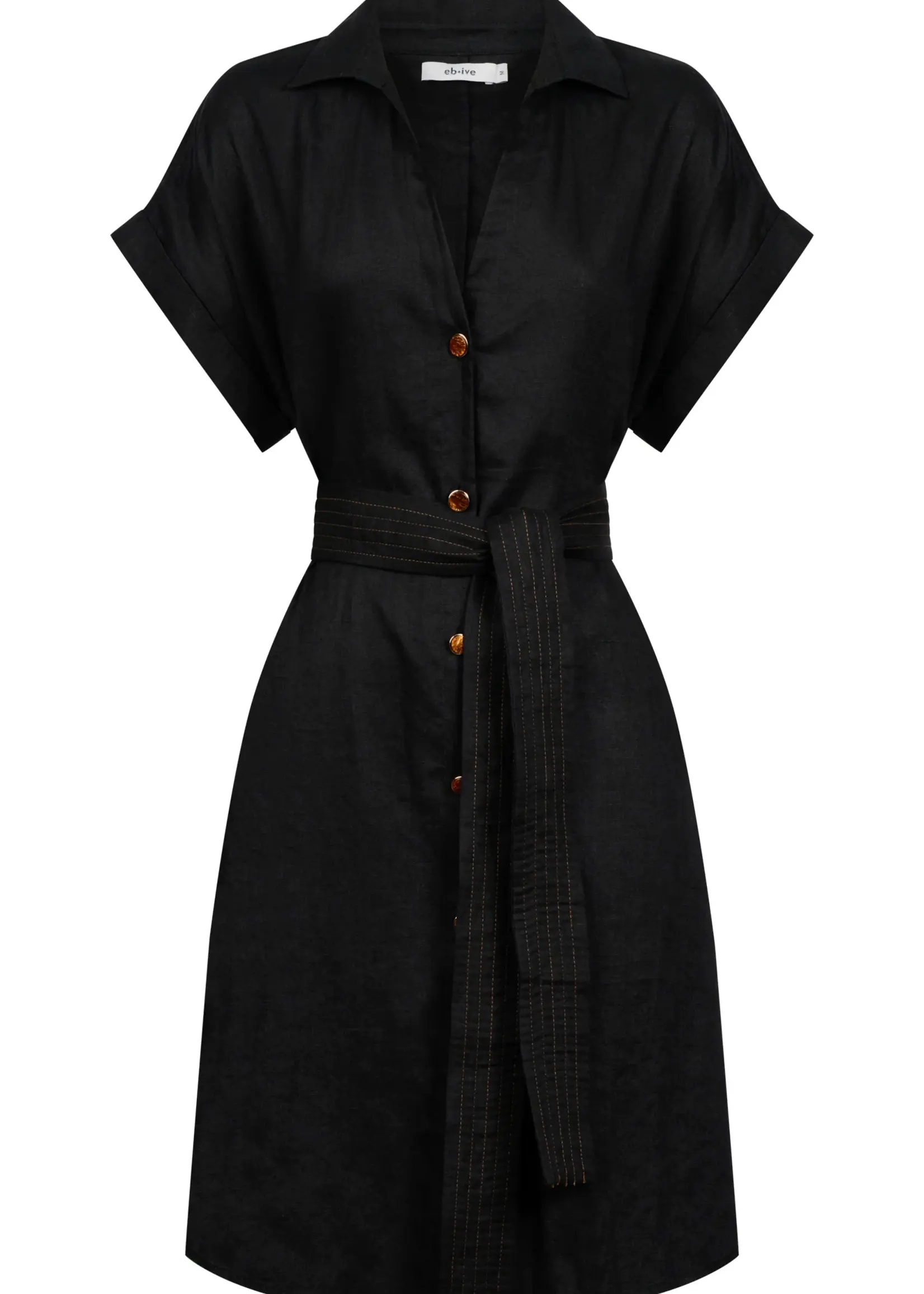 EB & Ive Maris Shirt Dress - Black