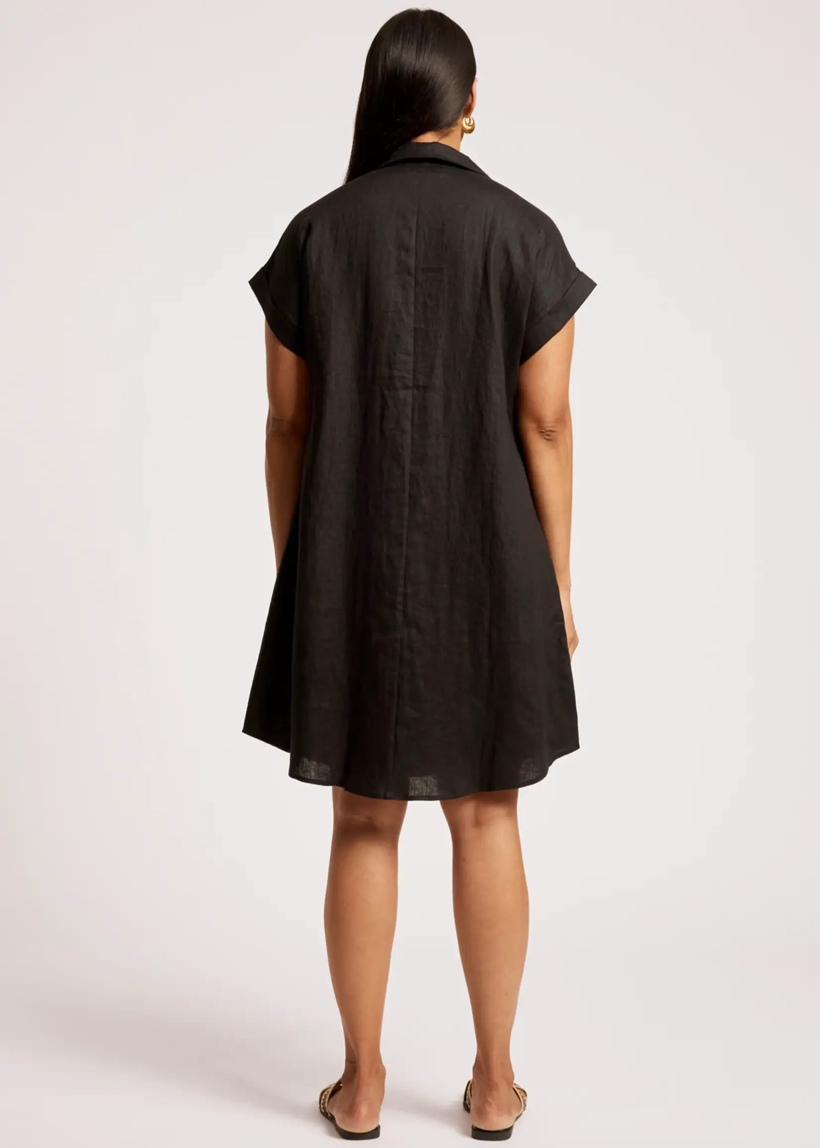 EB & Ive Maris Shirt Dress - Black
