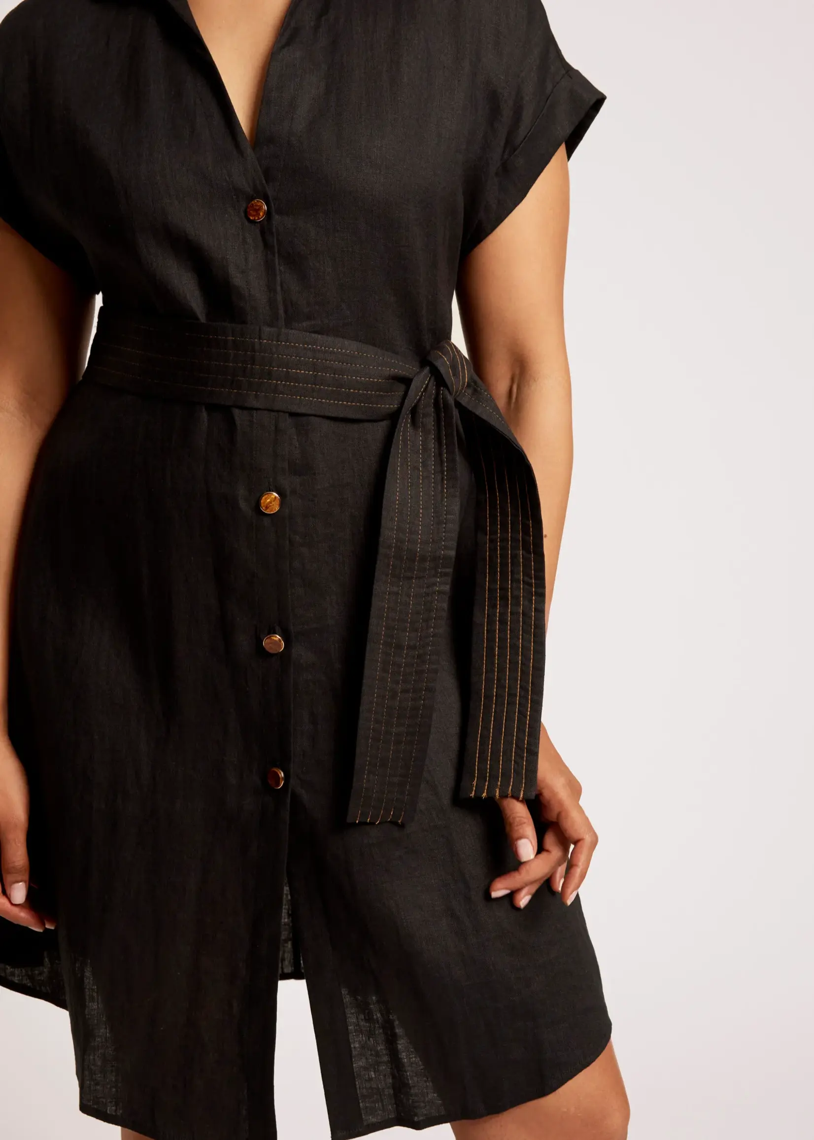 EB & Ive Maris Shirt Dress - Black