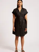 EB & Ive Maris Shirt Dress - Black