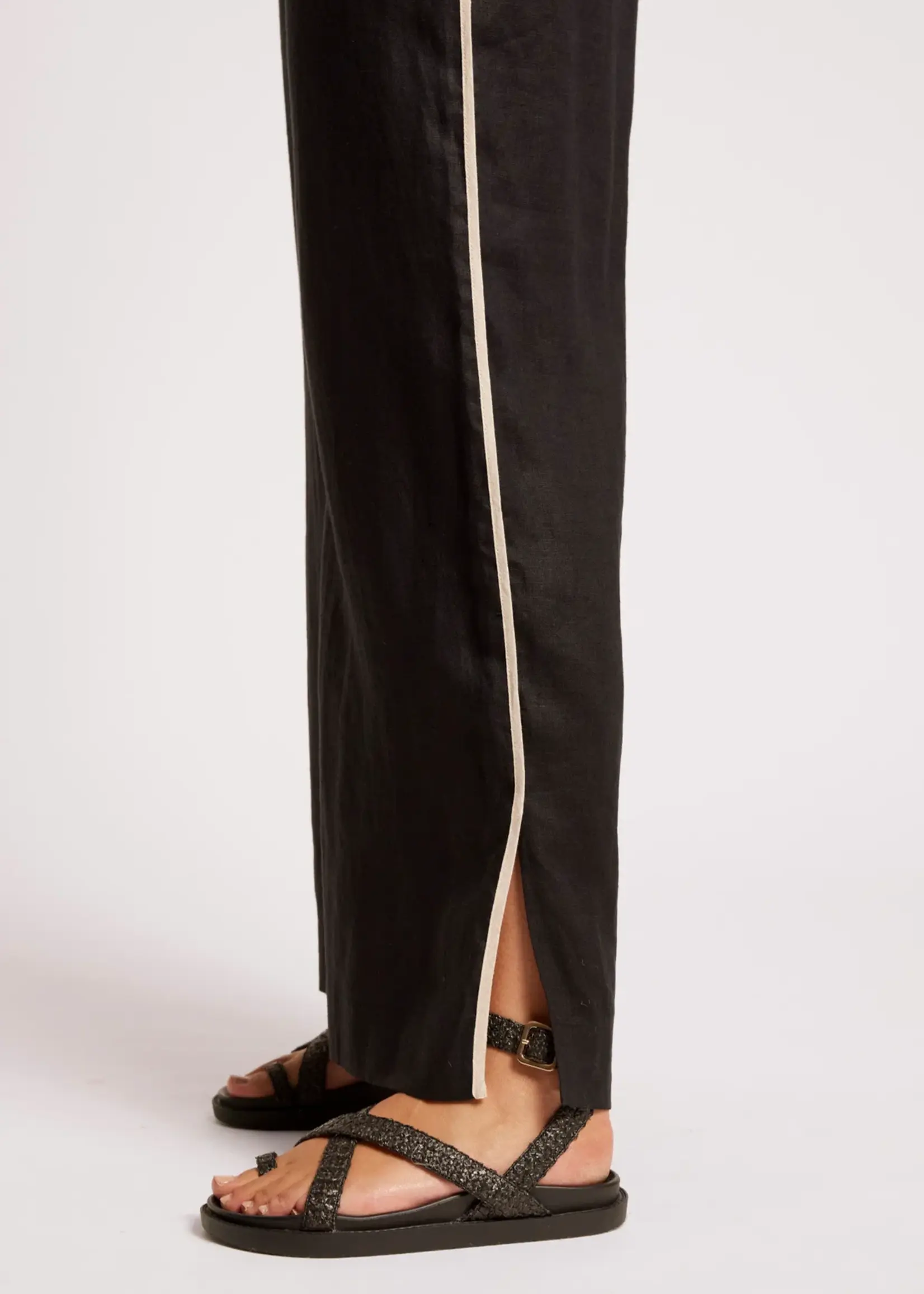 EB & Ive Maris Splice Pant - Black/Tusk