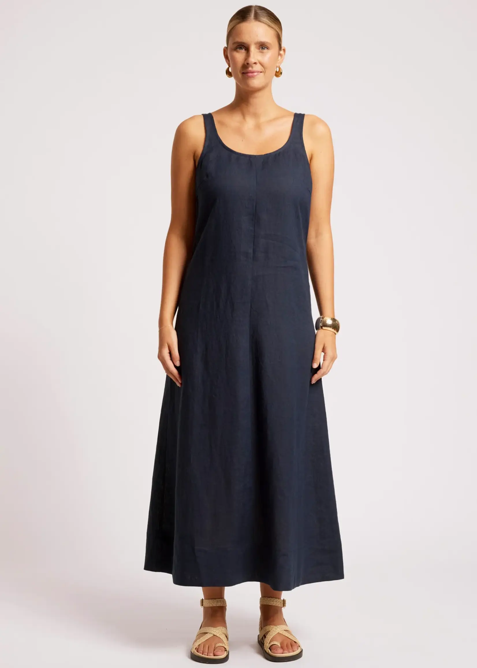 EB & Ive Cove Tank Maxi  Dress - Indigo