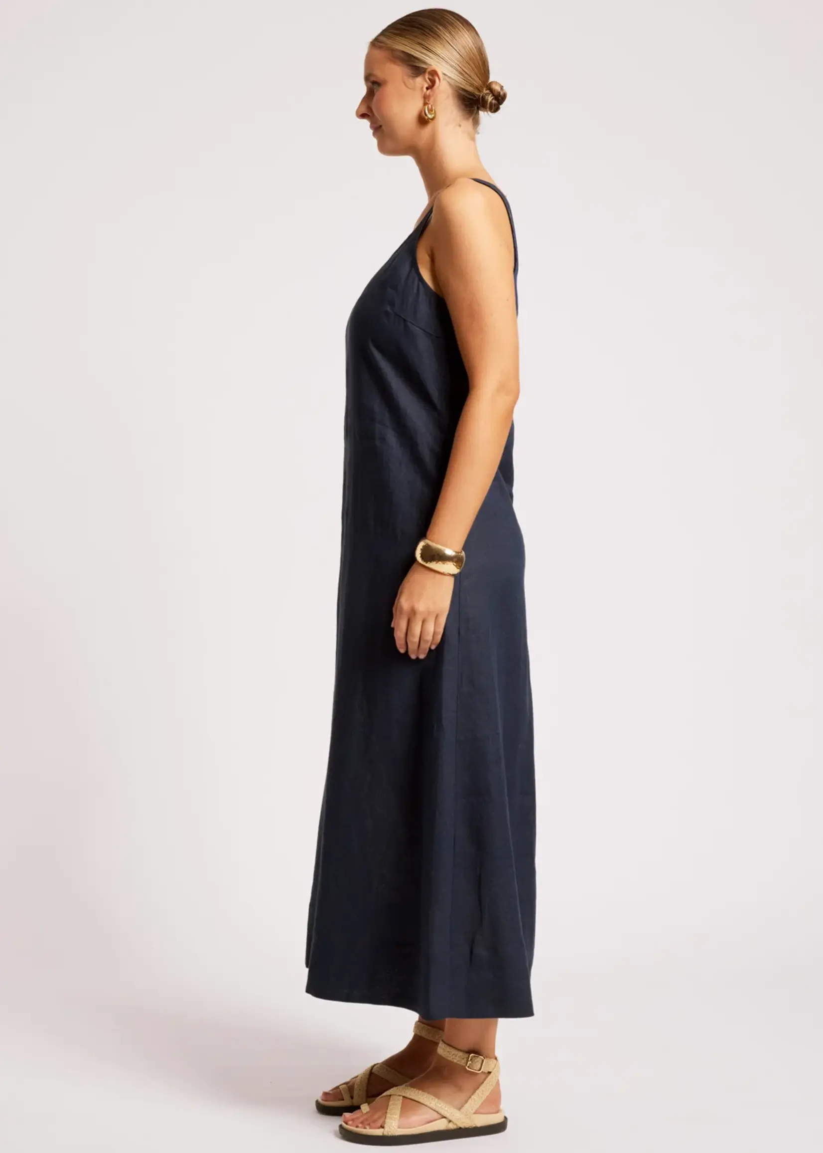EB & Ive Cove Tank Maxi  Dress - Indigo