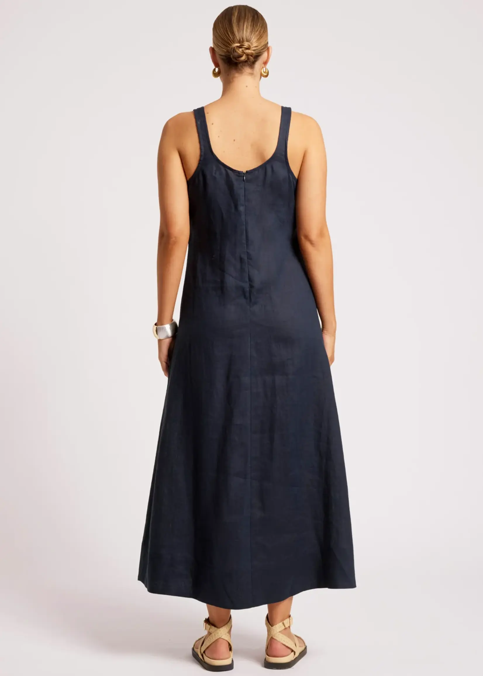 EB & Ive Cove Tank Maxi  Dress - Indigo