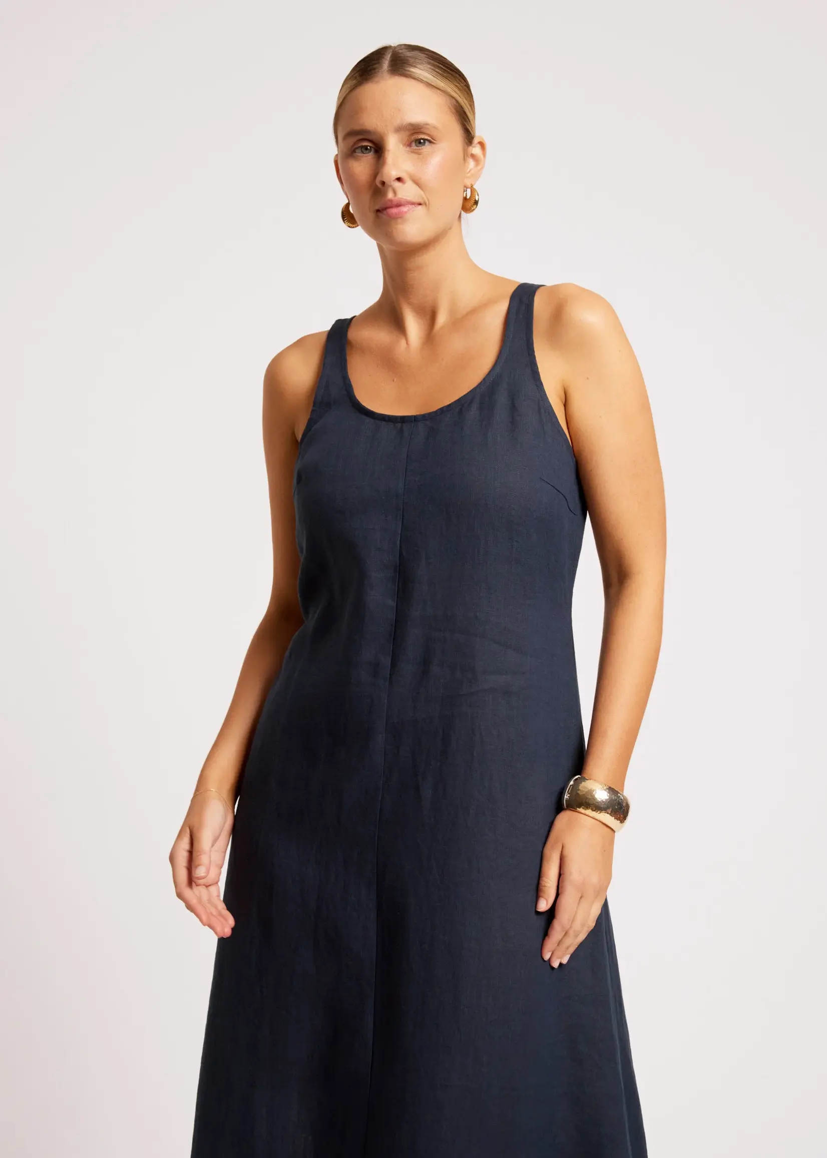 EB & Ive Cove Tank Maxi  Dress - Indigo