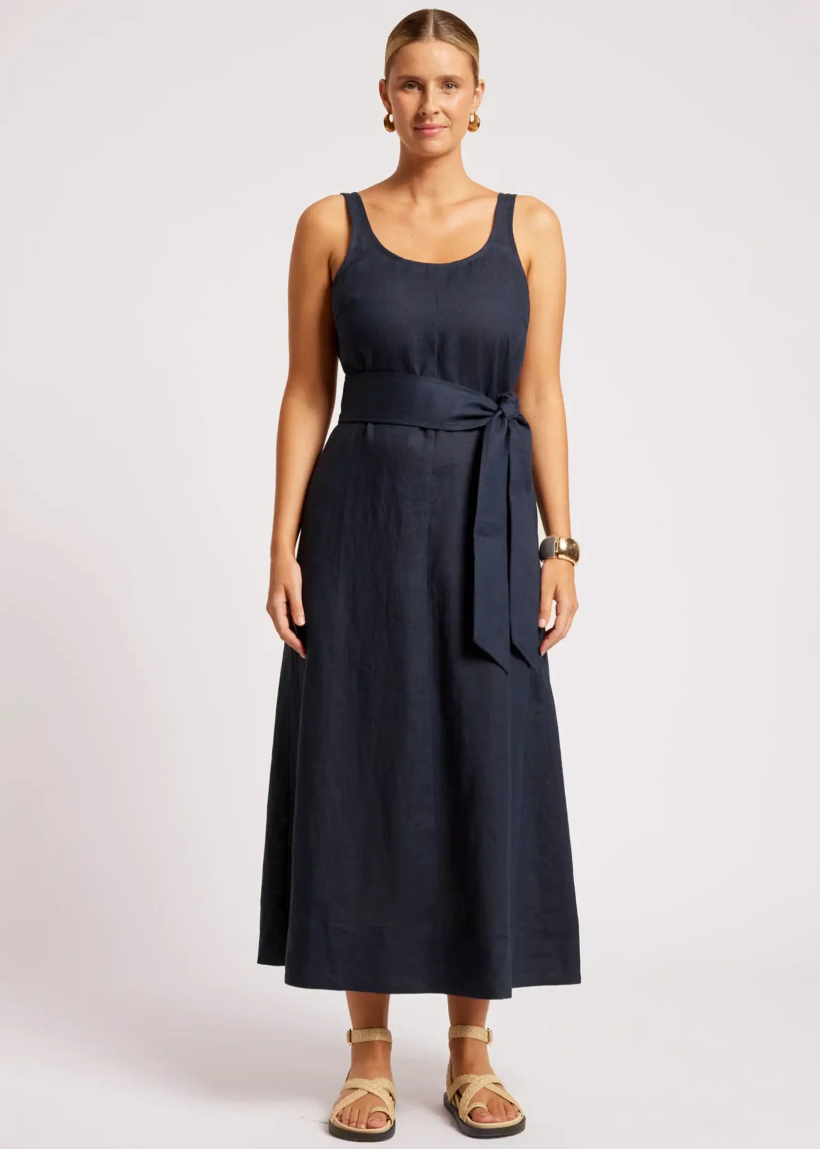EB & Ive Cove Tank Maxi  Dress - Indigo