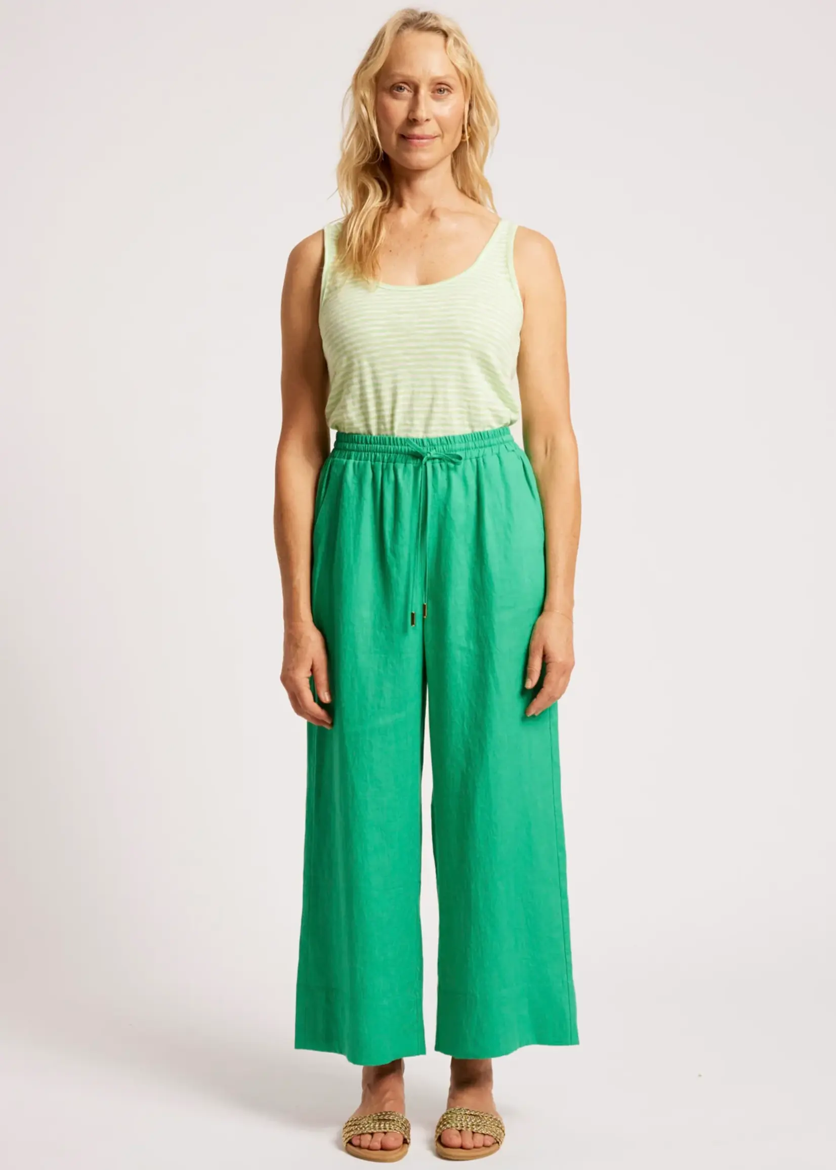 EB & Ive Cove Relaxed Pant - Jade