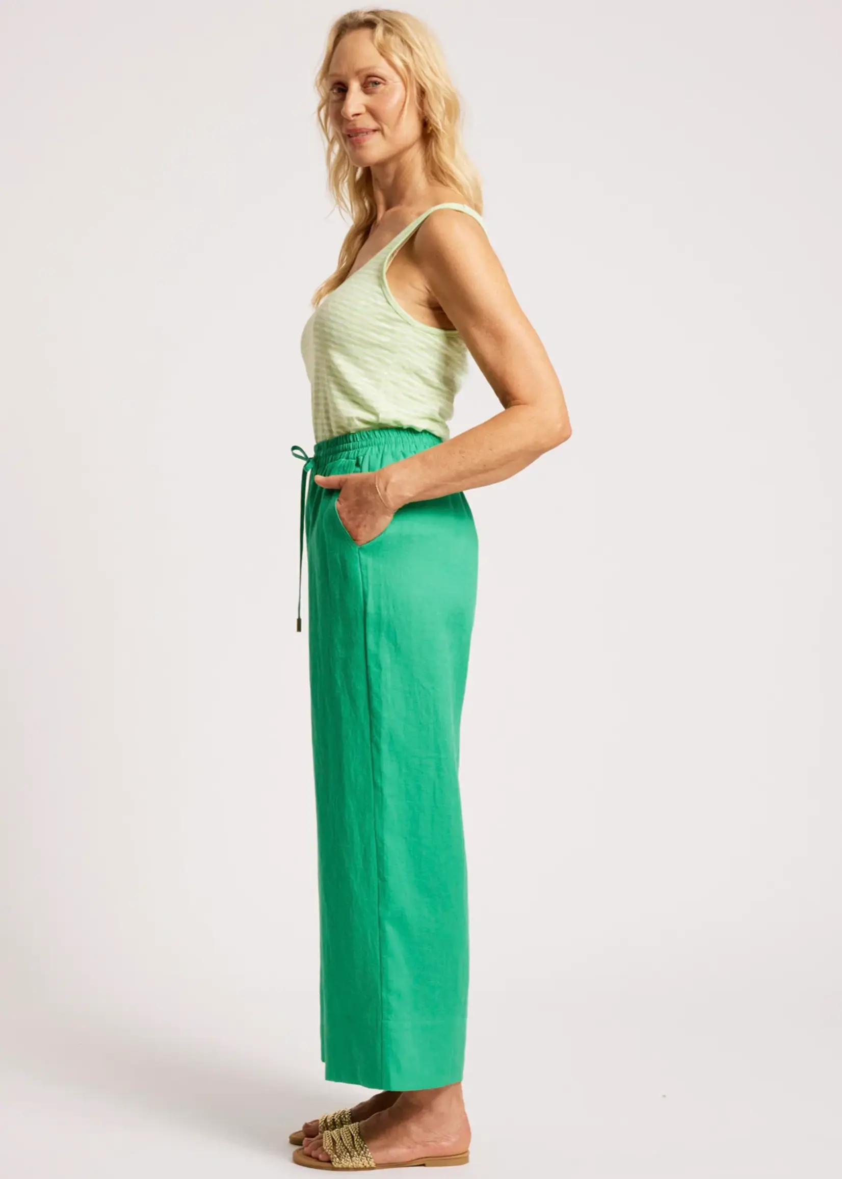 EB & Ive Cove Relaxed Pant - Jade