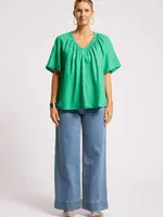 EB & Ive Cove Relaxed Top - Jade