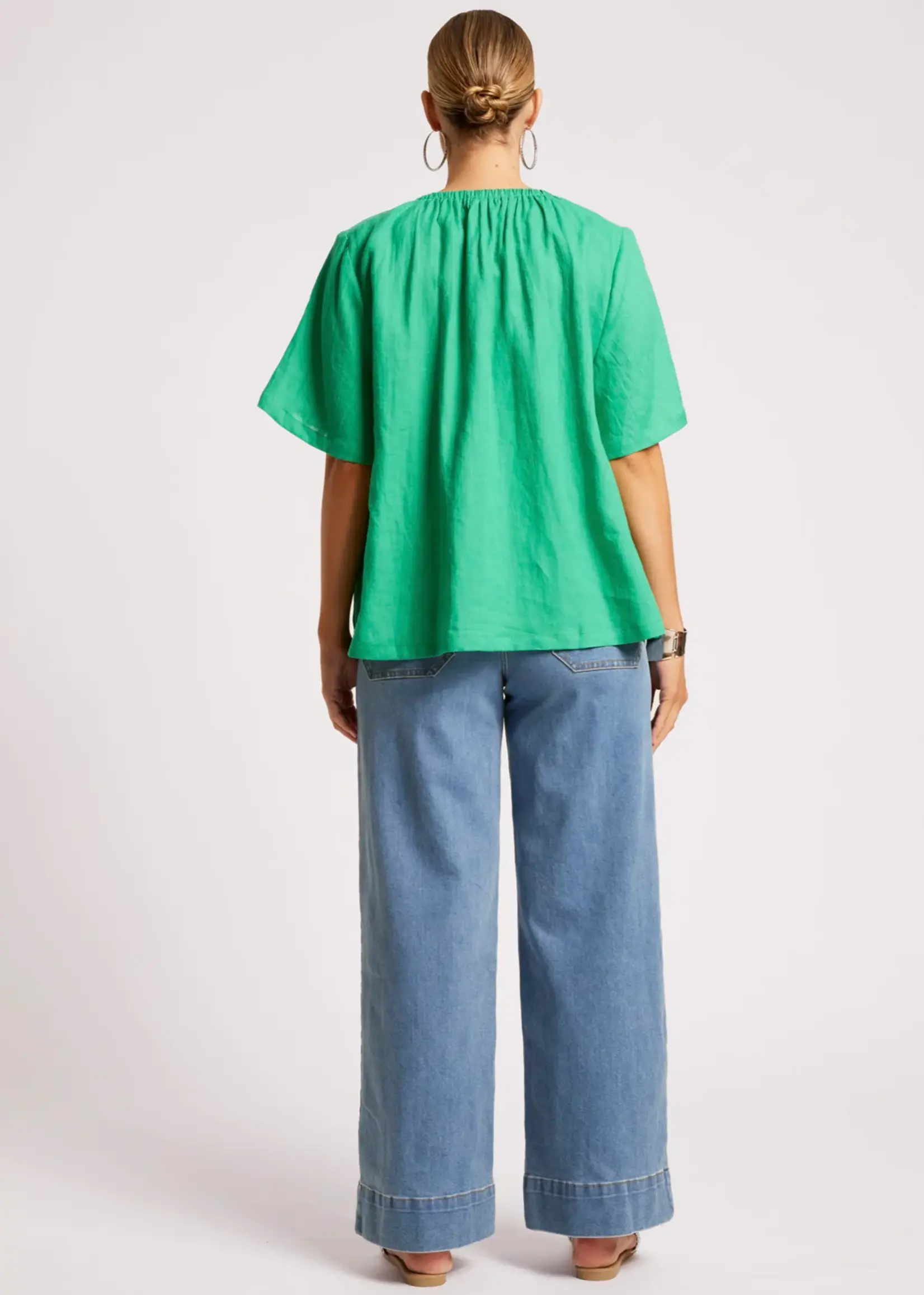 EB & Ive Cove Relaxed Top - Jade