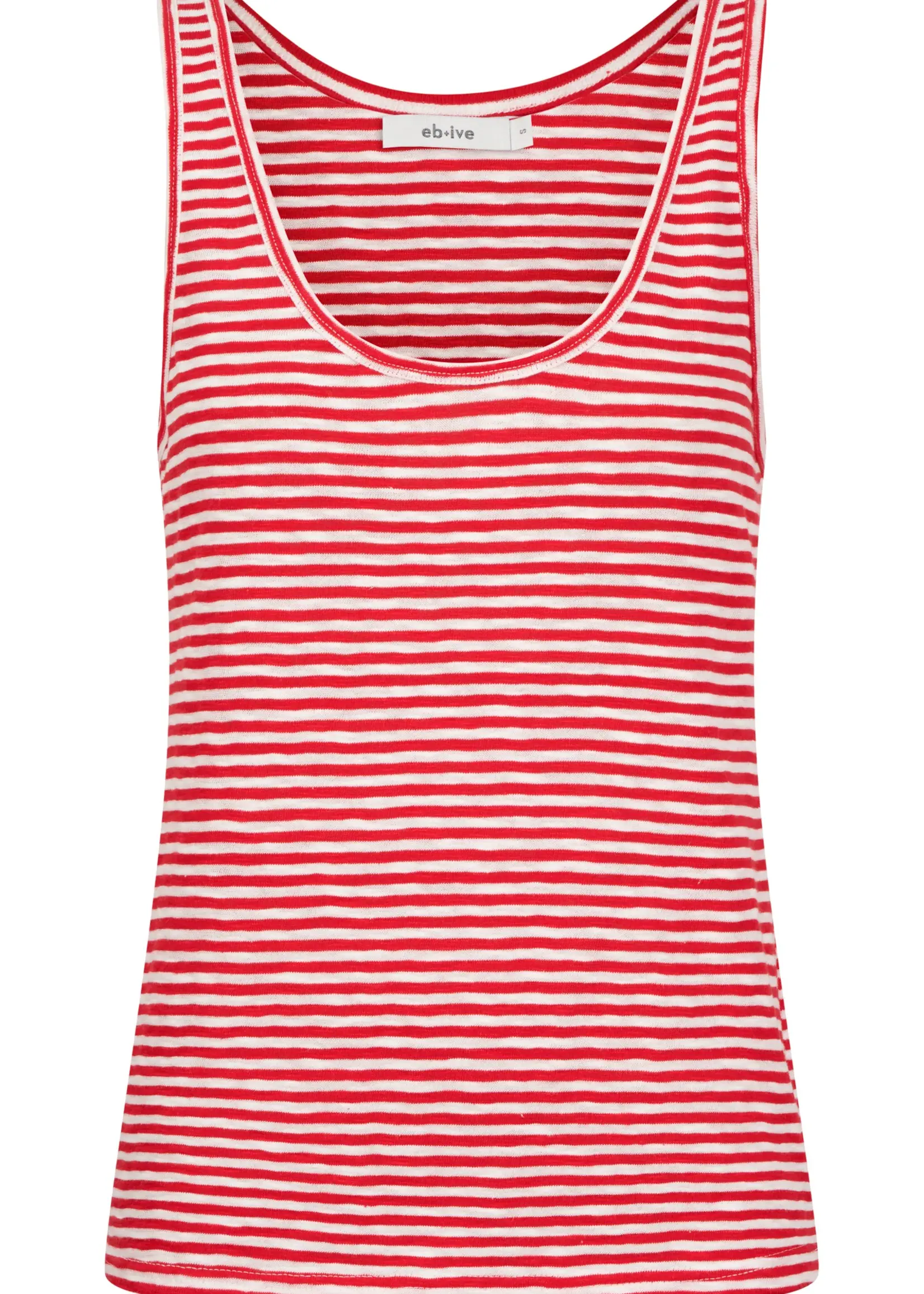 EB & Ive Casa Striped Tank - Aperol/White