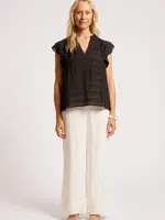 EB & Ive Sovana Frill Tank - Black