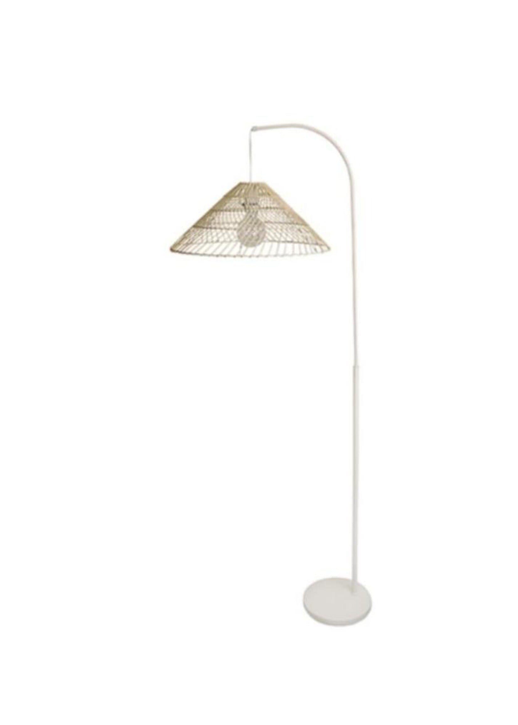 Madras Noah White Floor Lamp 35x60x166cm
