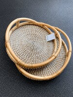 Lida Seagrass Tray Set 2