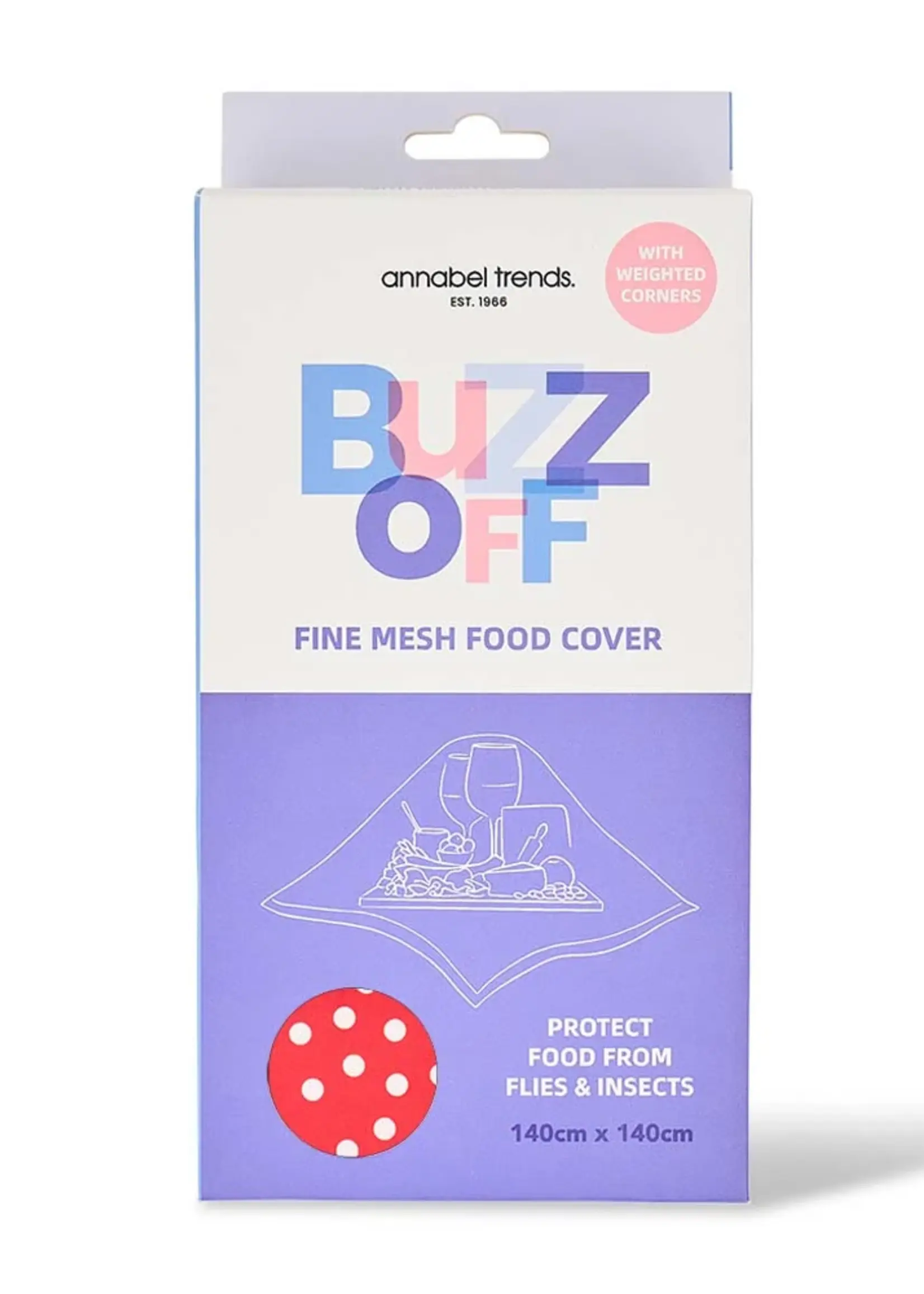 Annabel Trends Buzz Off Food Cover 140cmx140cm