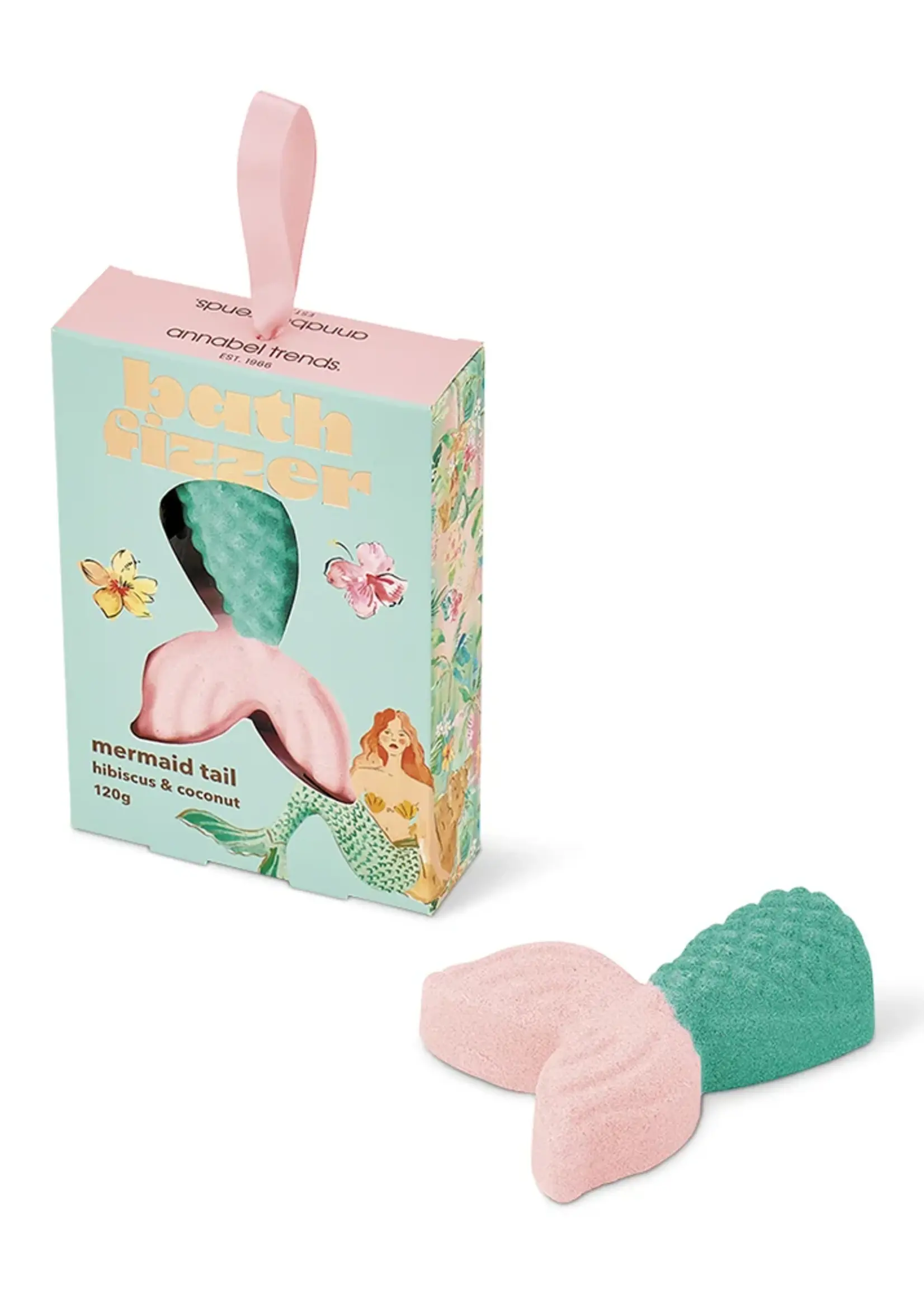 Annabel Trends Tiki Island Mermaid Tail Bath Fizzer