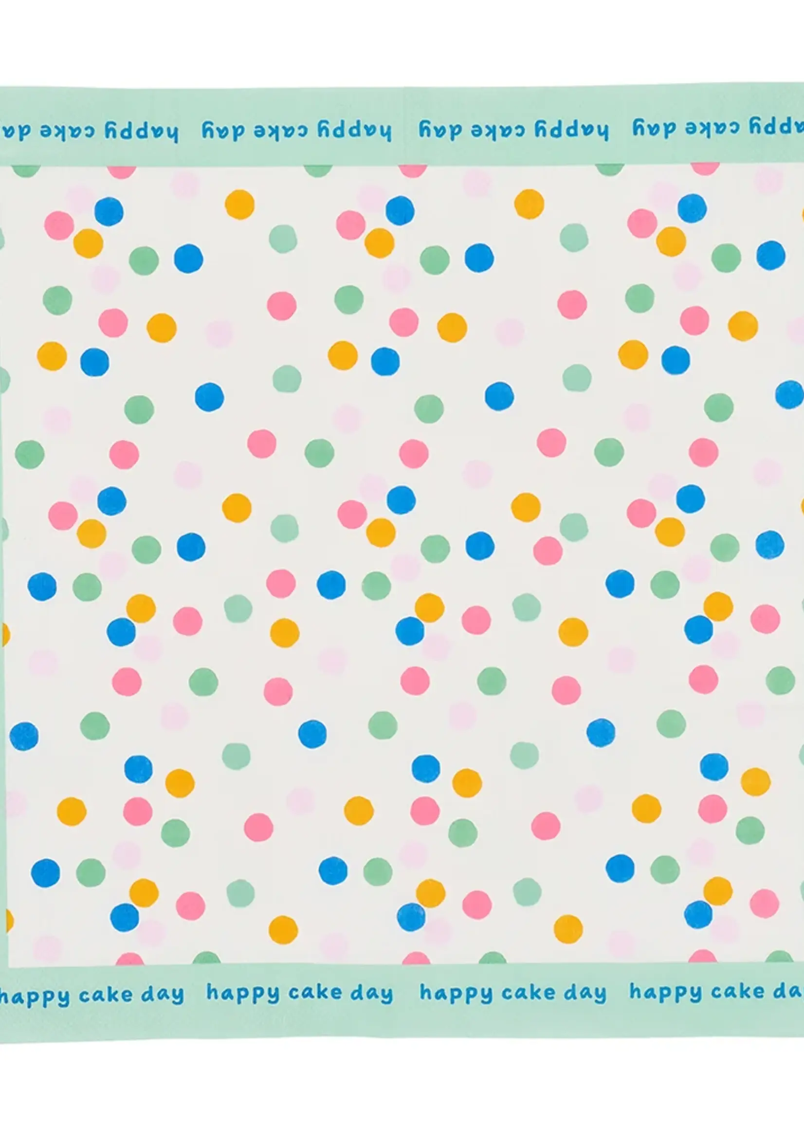 Annabel Trends Paper Napkin - Happy Cake Day