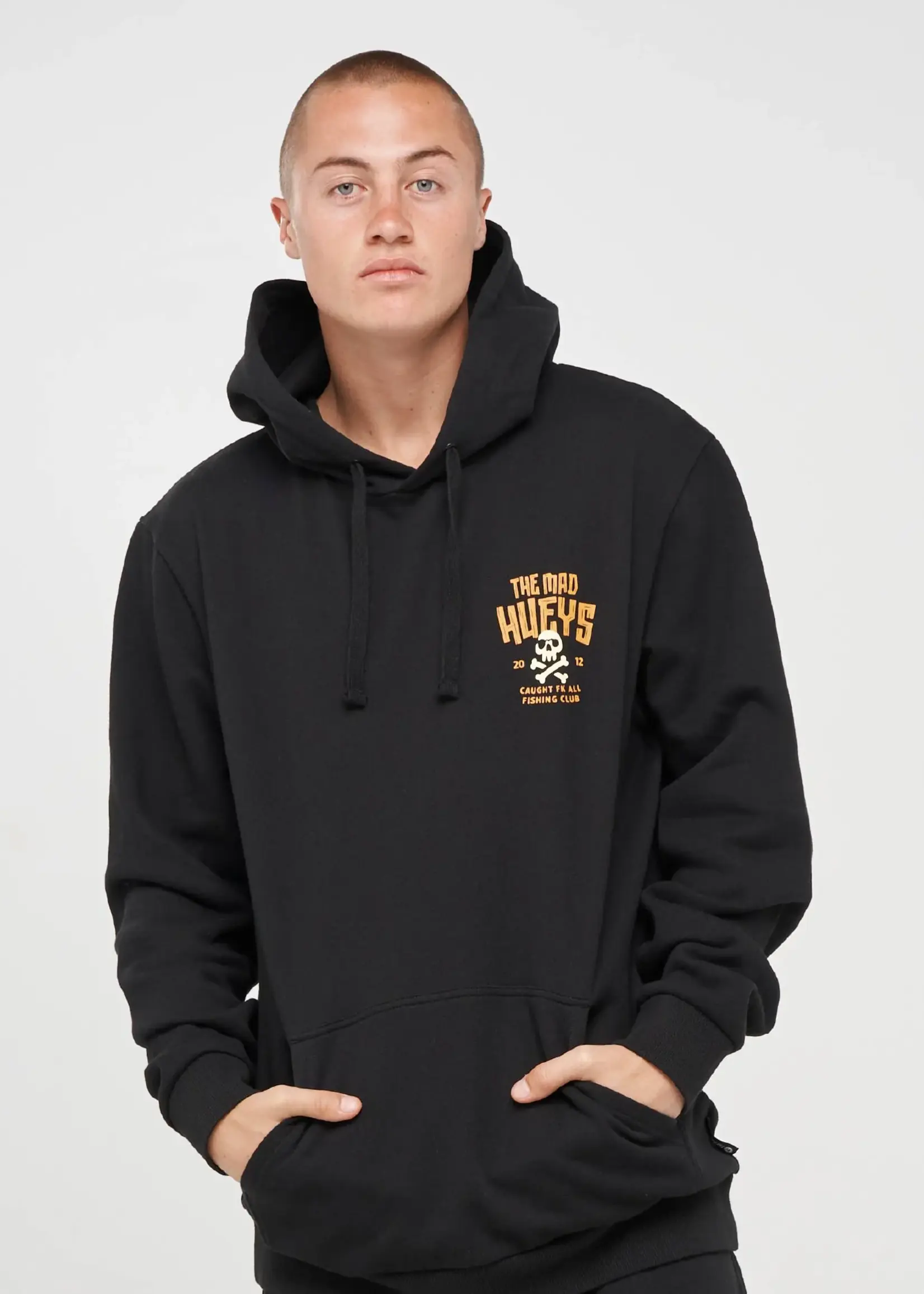 Mad Hueys Caught FK Skull / Hooded Pullover