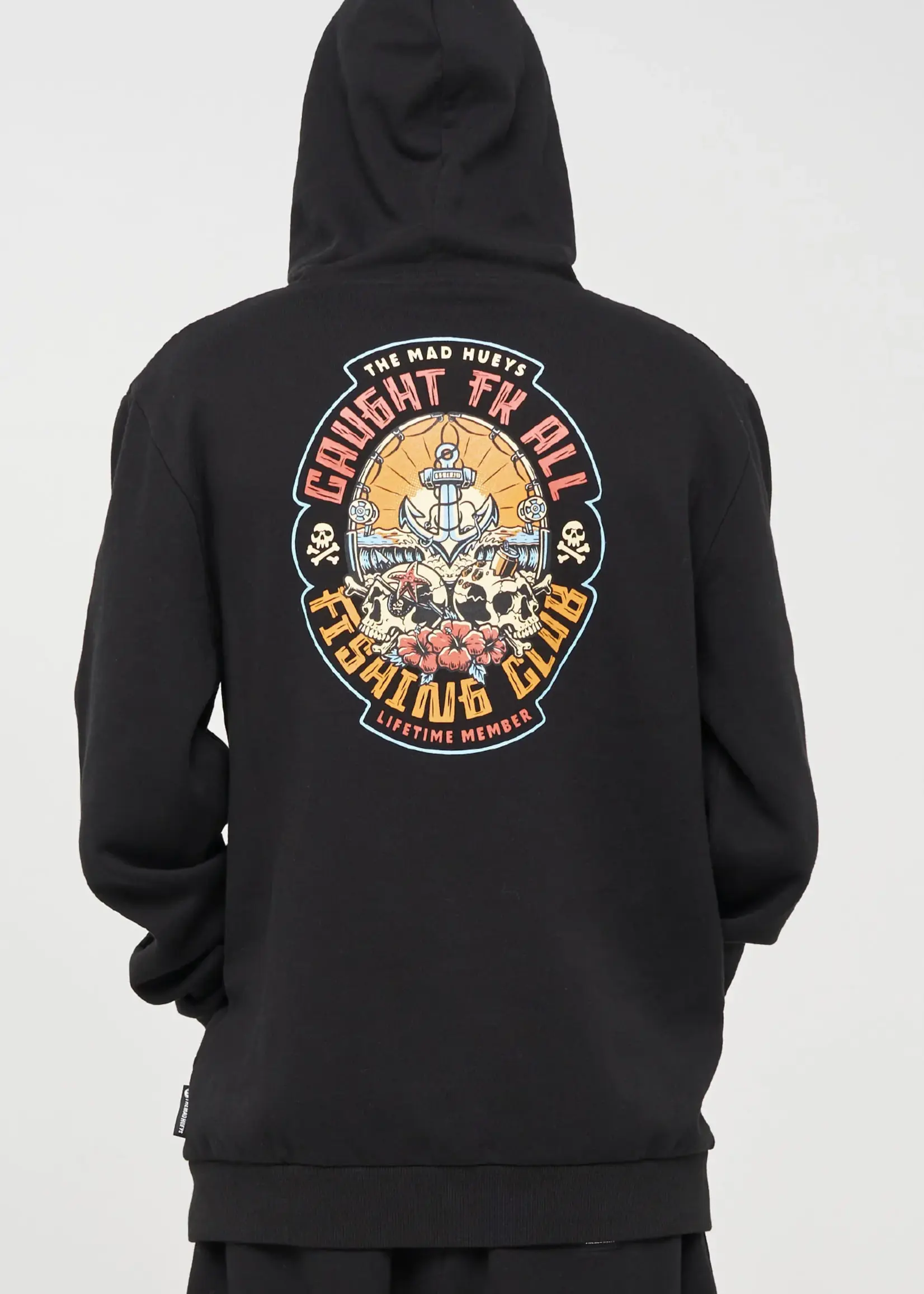 Mad Hueys Caught FK Skull / Hooded Pullover