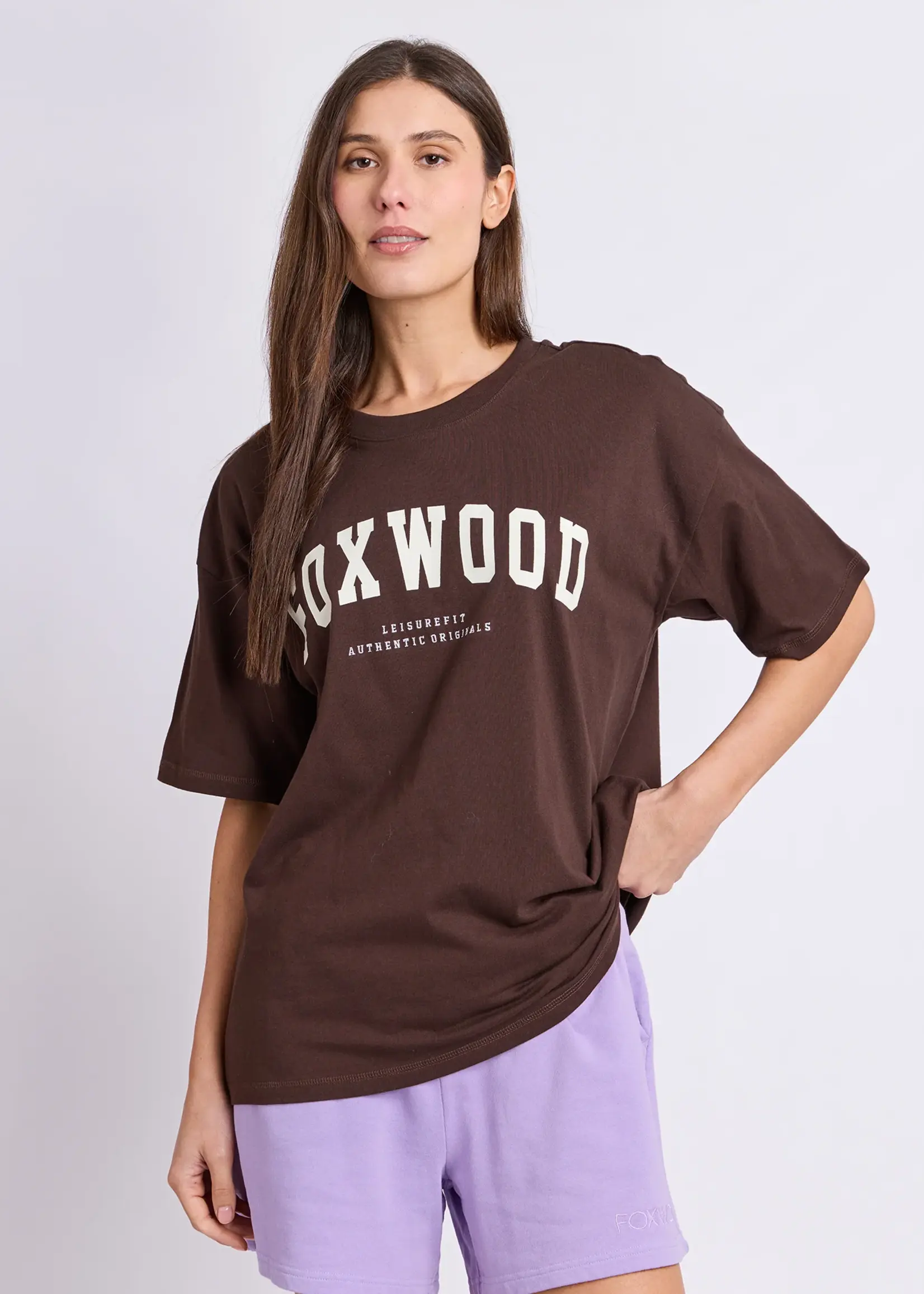 Foxwood Interval Tee - Coffee Bean