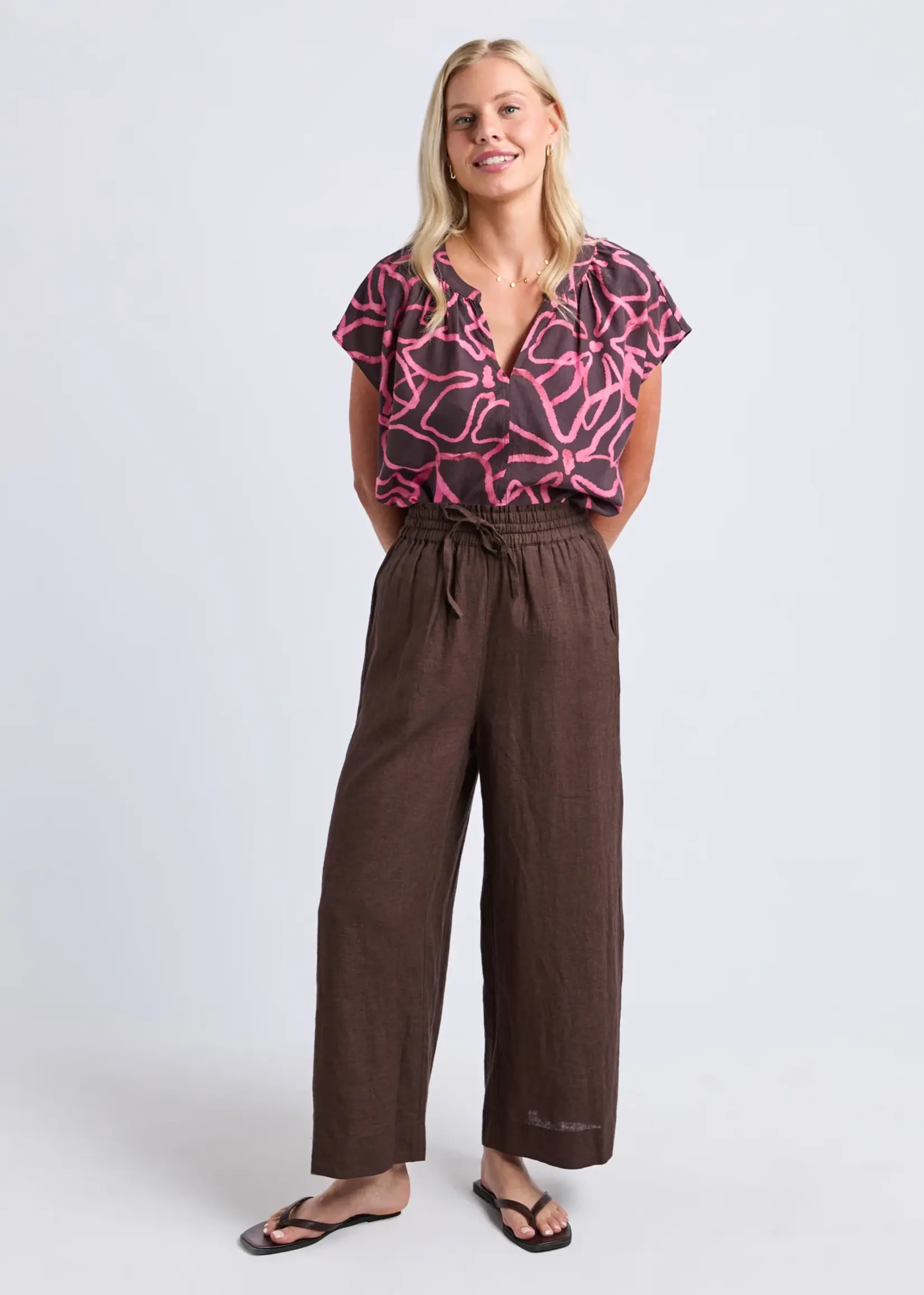 Elm Lifestyle Wander Pants - Chocolate