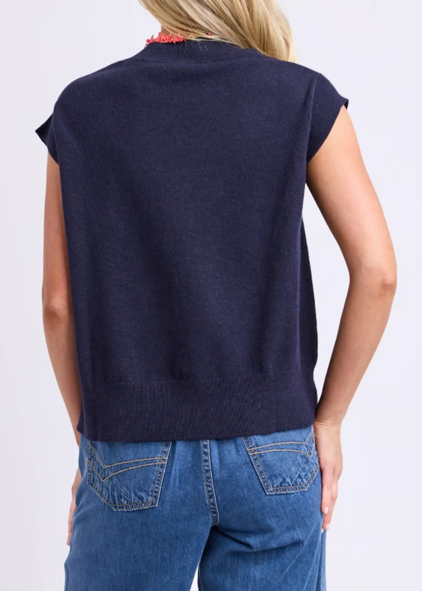 Elm Lifestyle Fishy Intarsia Knit - Navy
