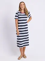 Foxwood Tallow Dress - Navy & White Stripe