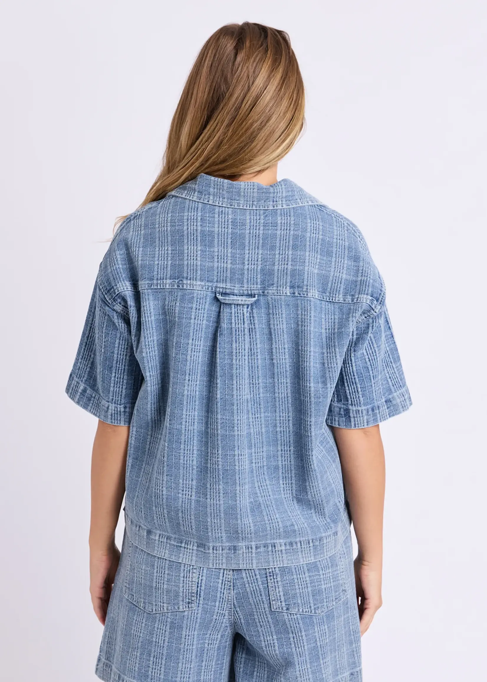 Foxwood Cove Shirt - Denim Check