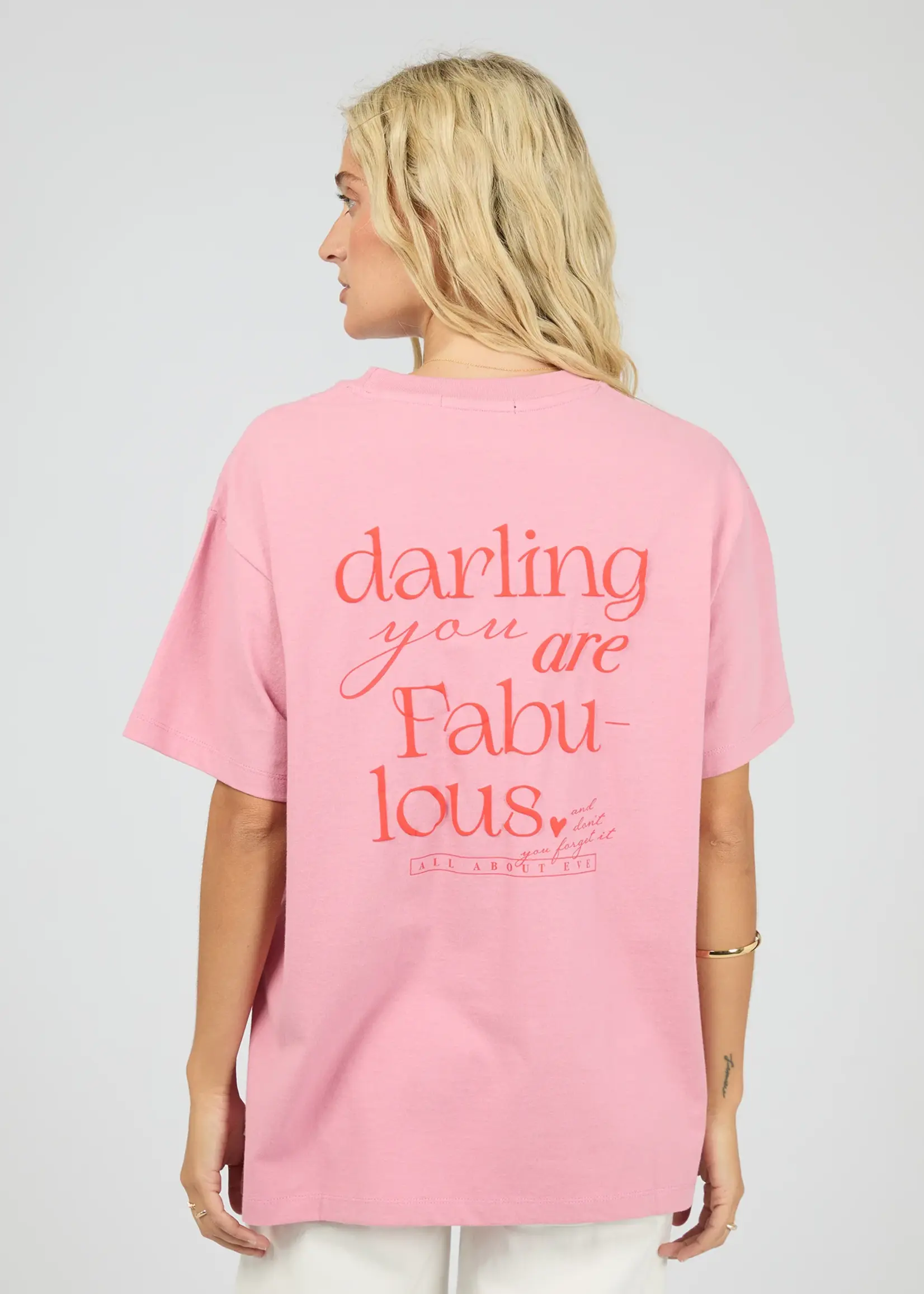 All About Eve You Are Fabulous Relaxed Tee - Orchid