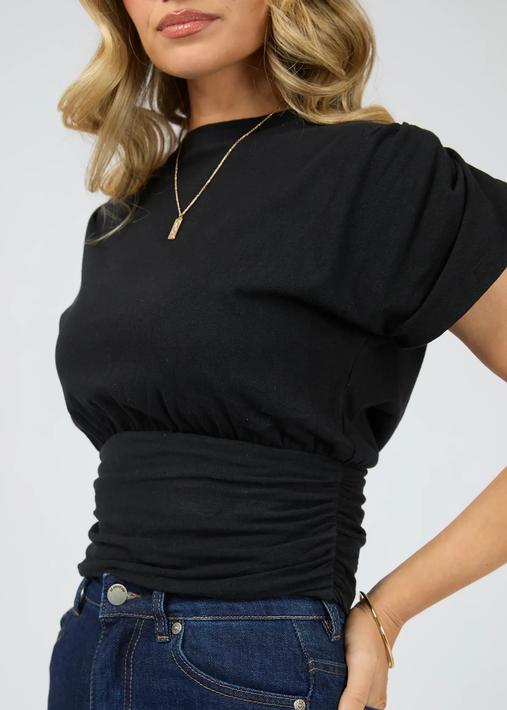 All About Eve AAE Halle Tee - Black
