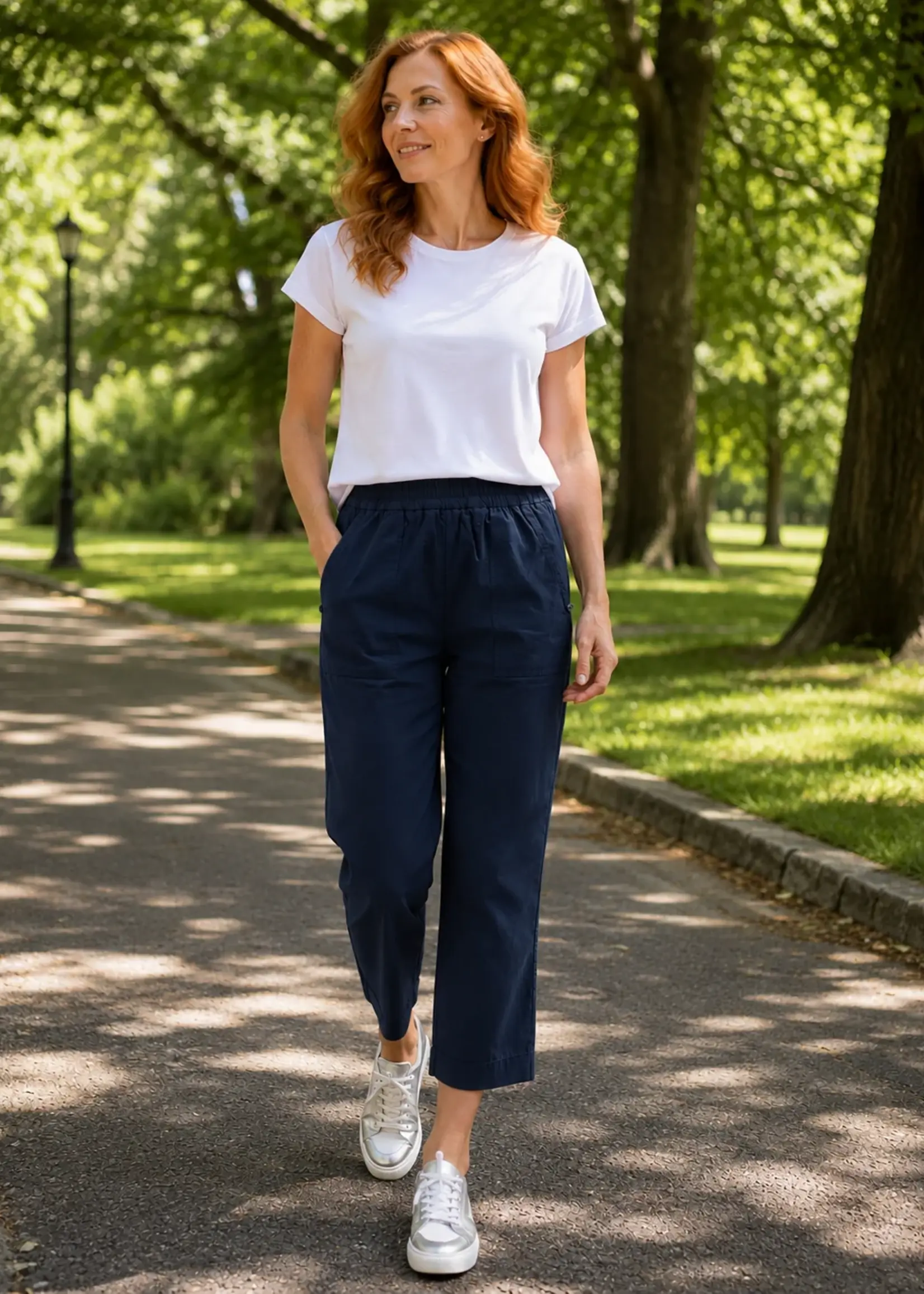 Renoma Supreme Cropped Pant