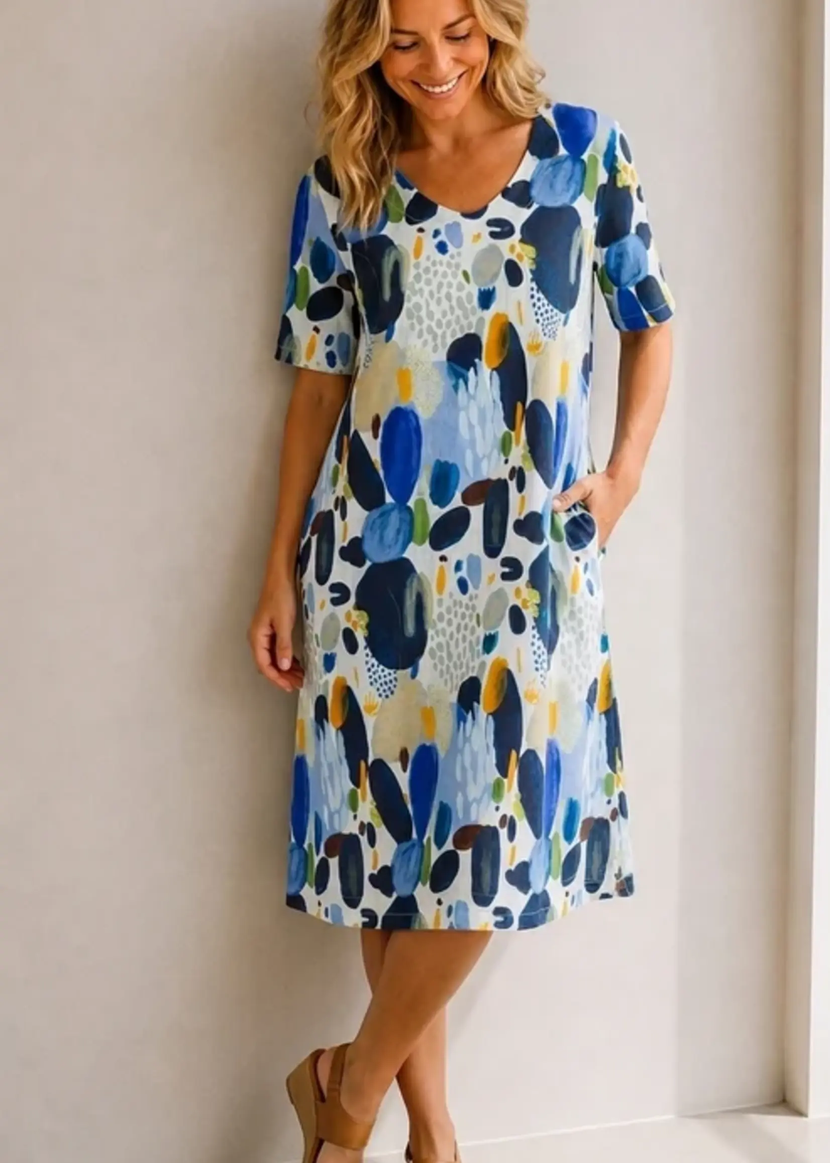 Renoma Indi Abstract Dress